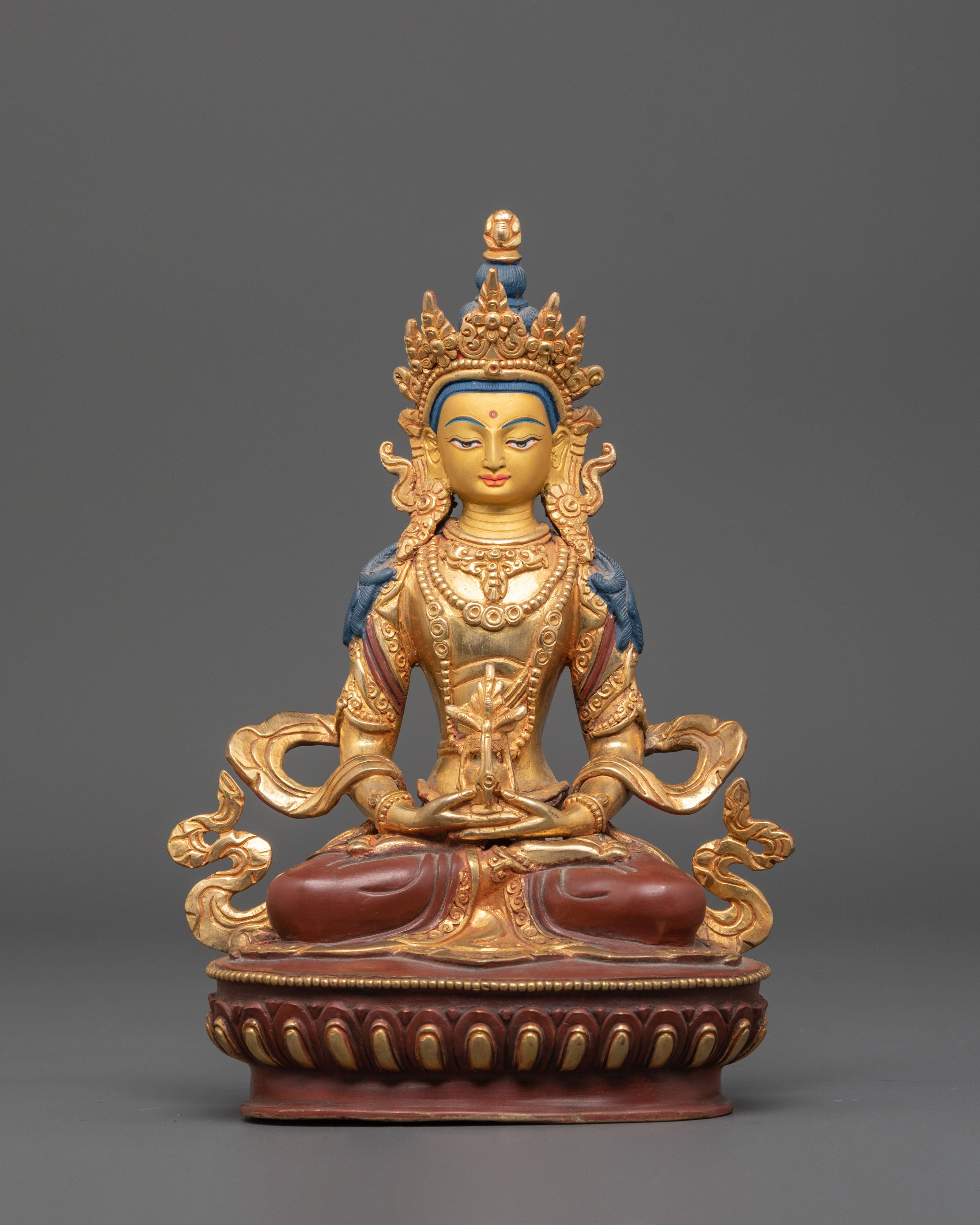 Statue of Longevity Icon Amitayus Buddha of Infinite Light | Buddha of Eternal Life