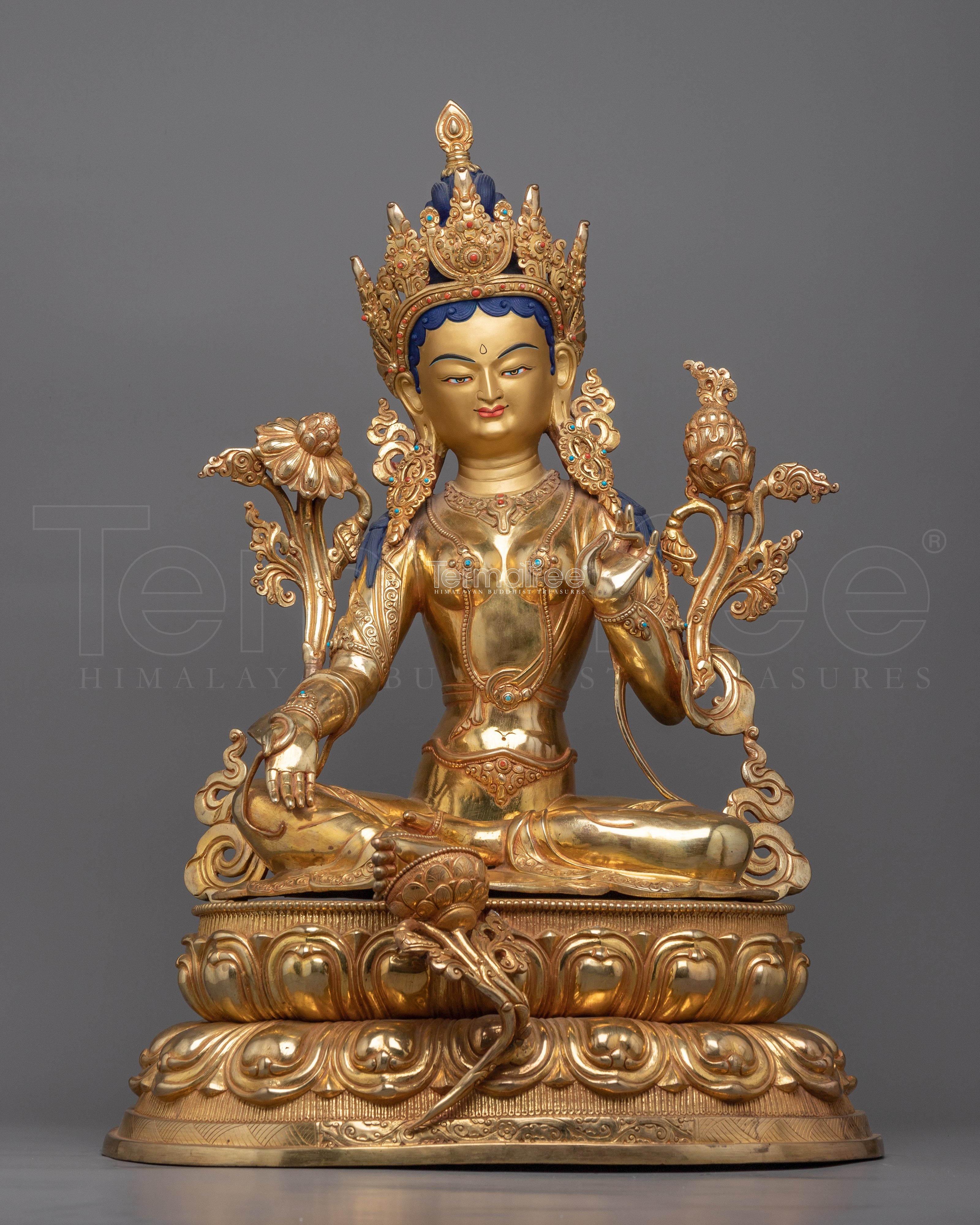 Tara Green Statue | The Swift Liberator and Compassionate Protector