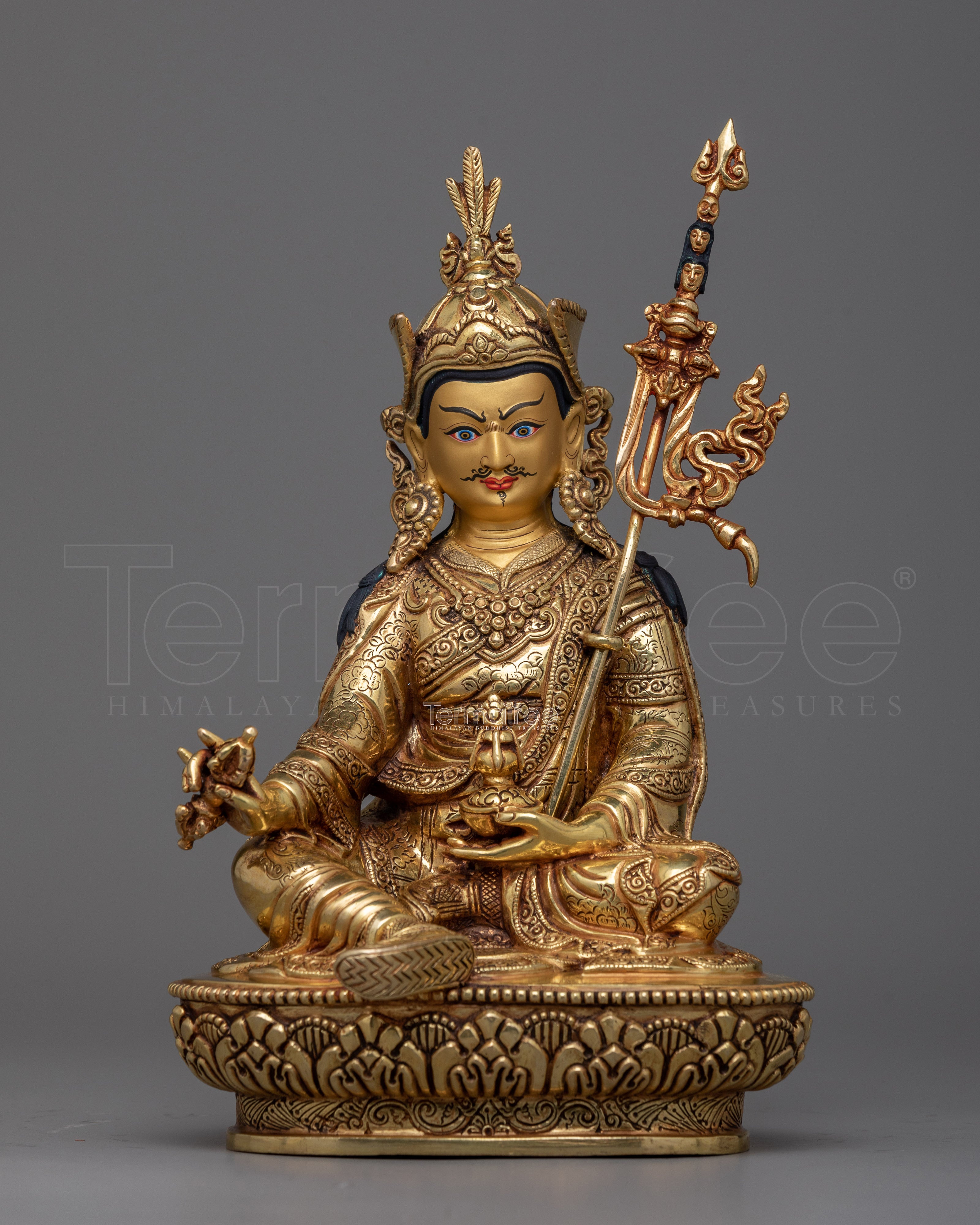 Guru Rinpoche Mantra Practice Statue | Padmasambhāva, "Born from a Lotus"