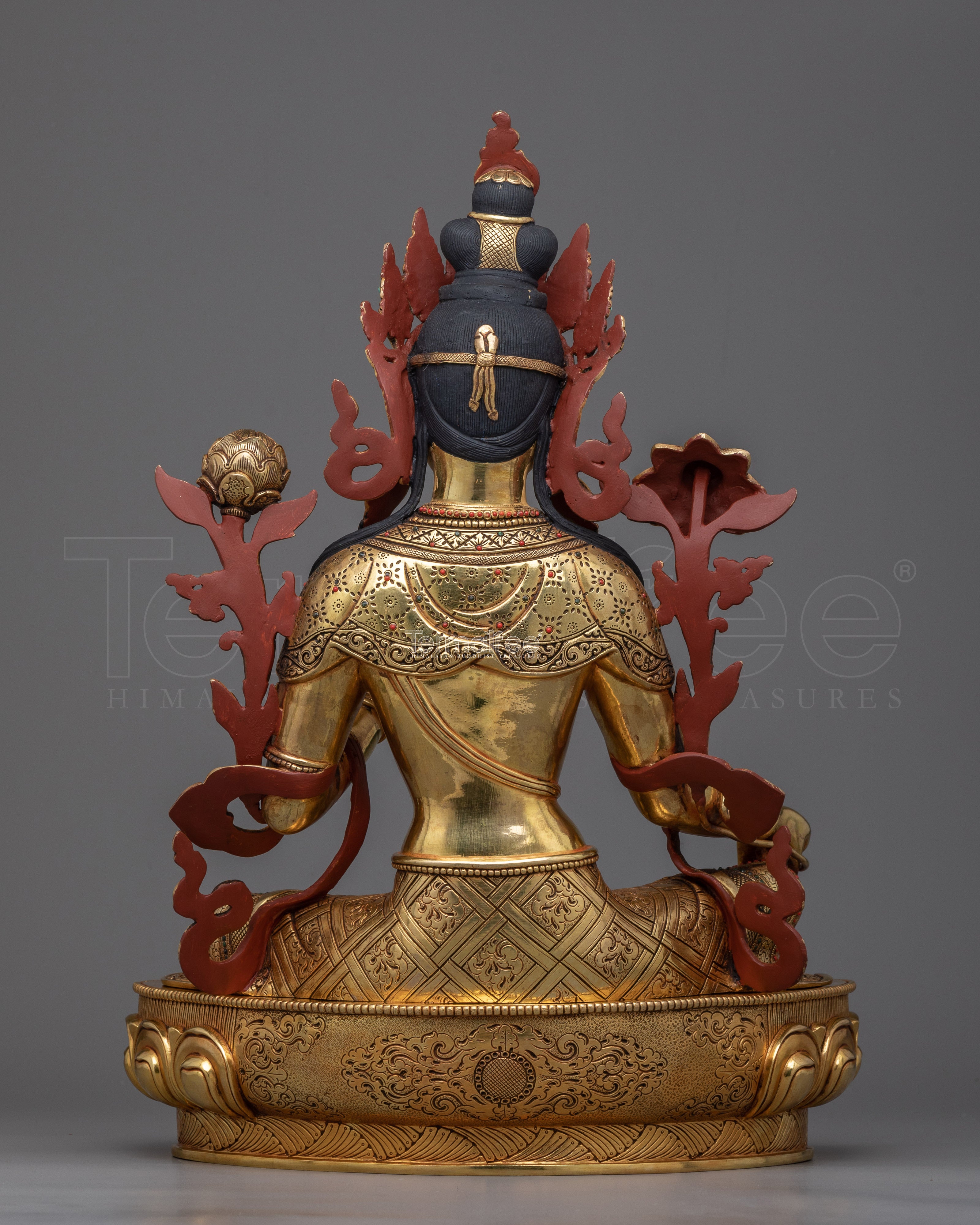 Green Tara Goddess Sculpture | Handmade in Nepal, Himalayan Buddhist Art