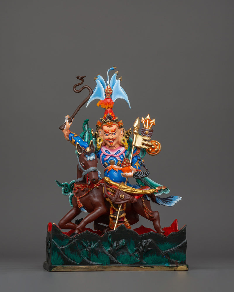 King Gesar Handmade Statue | Guardian of the Sacred Land