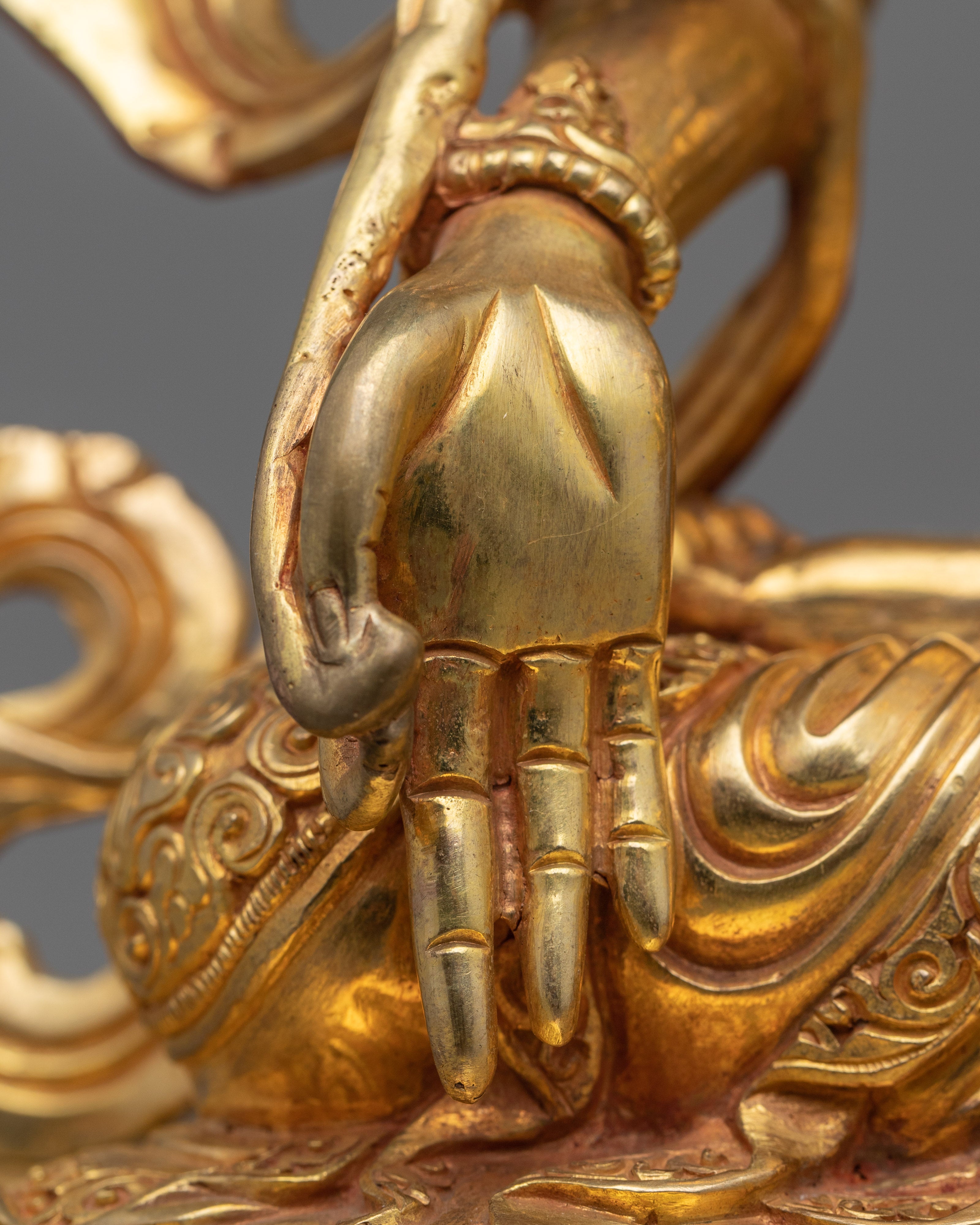 Amoghapasha Lokeshvara Statuette | Traditional Himalayan Artwork of Bodhisattva