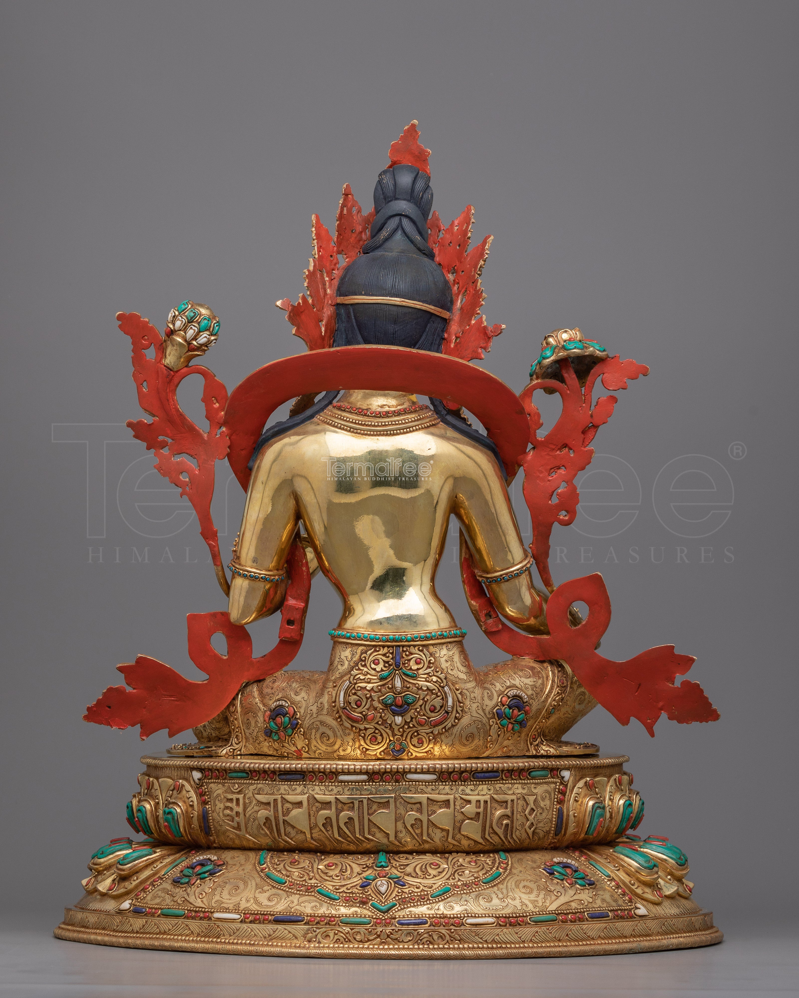 Experience the Power of Compassion with the Majestic Green Tara Buddha Statue | Himalayan Art