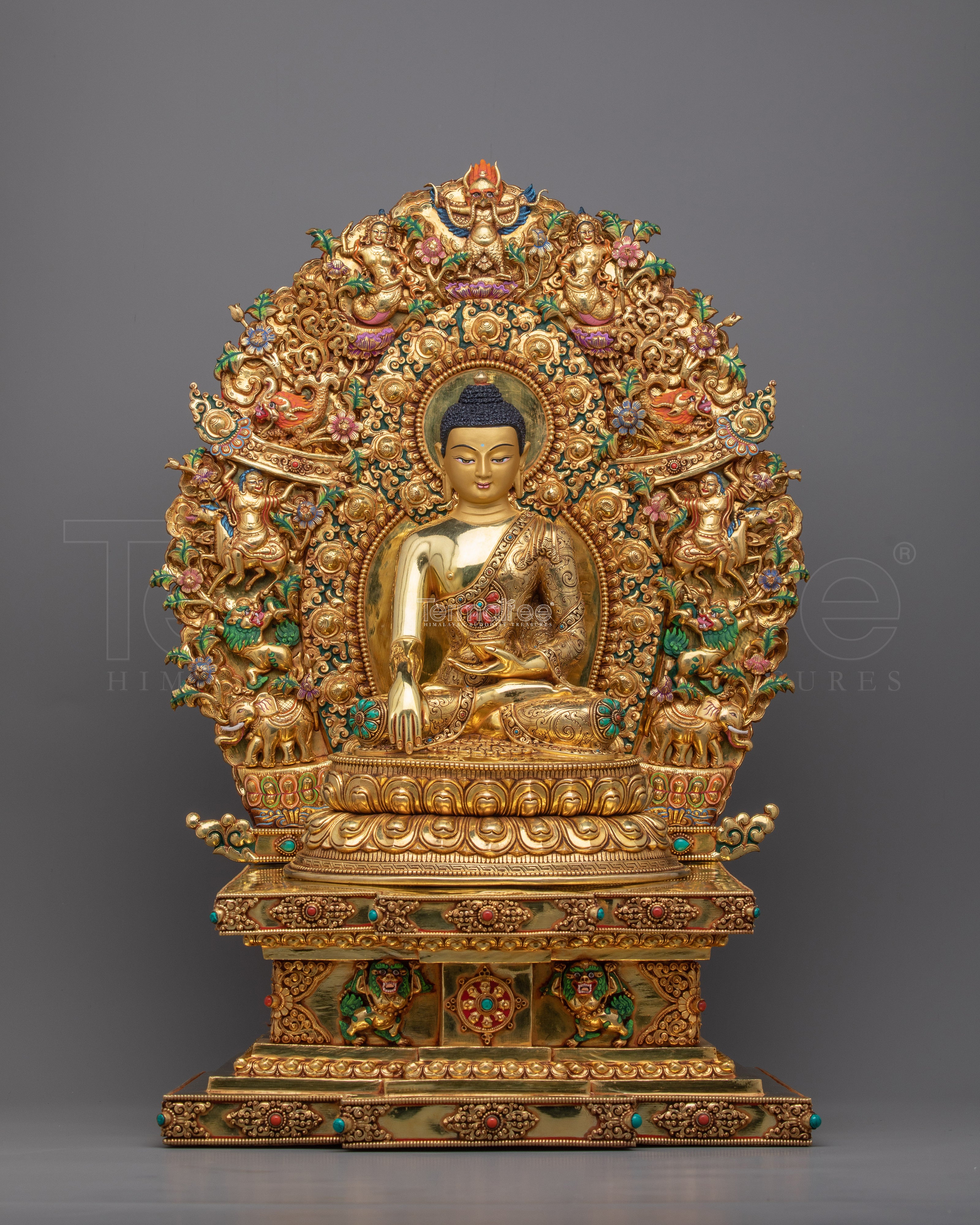 Tibetan Shakyamuni Buddha |  Handcrafted Buddhist Statue for Meditation