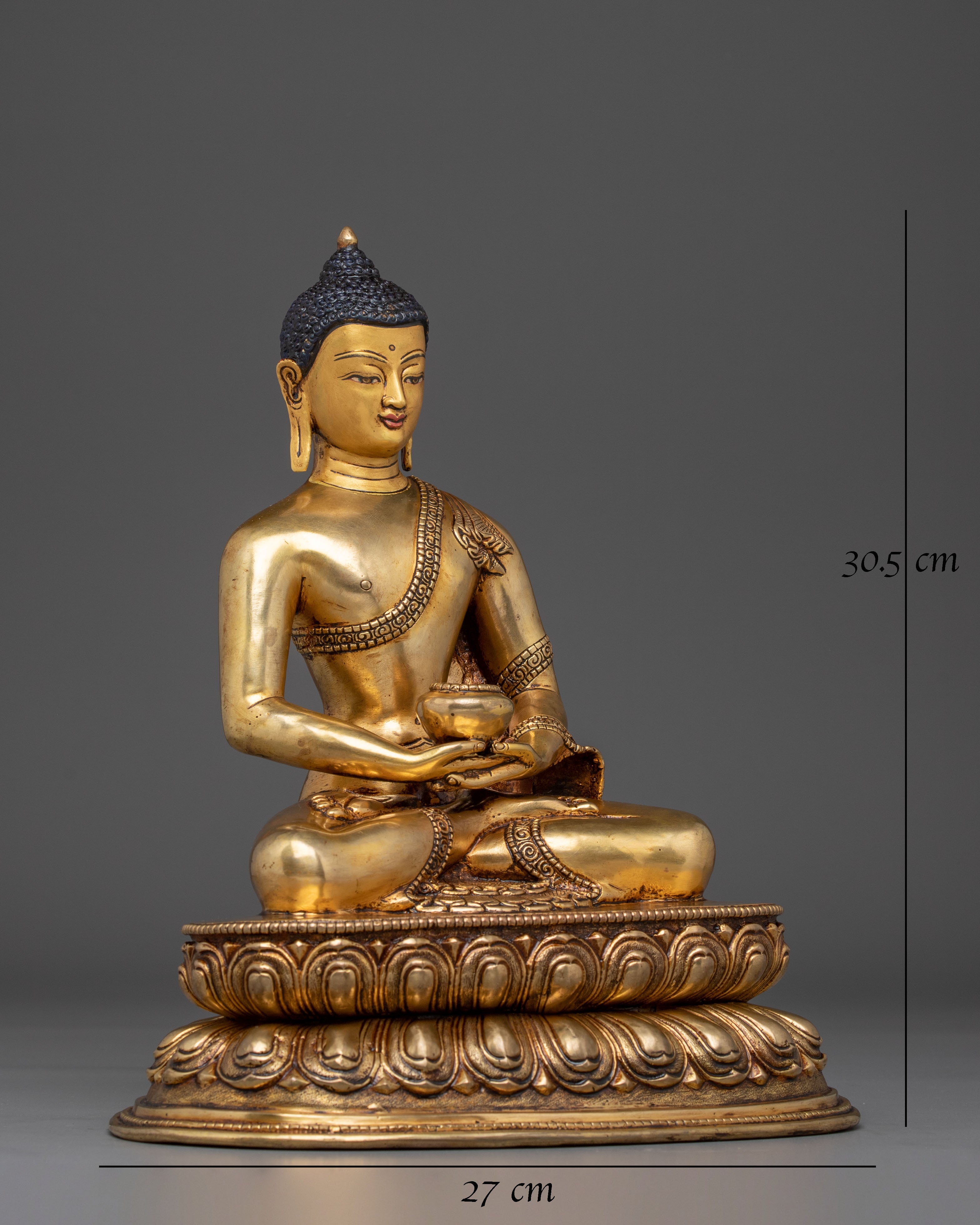 Handmade Amitabha Buddha Statue for Altars 