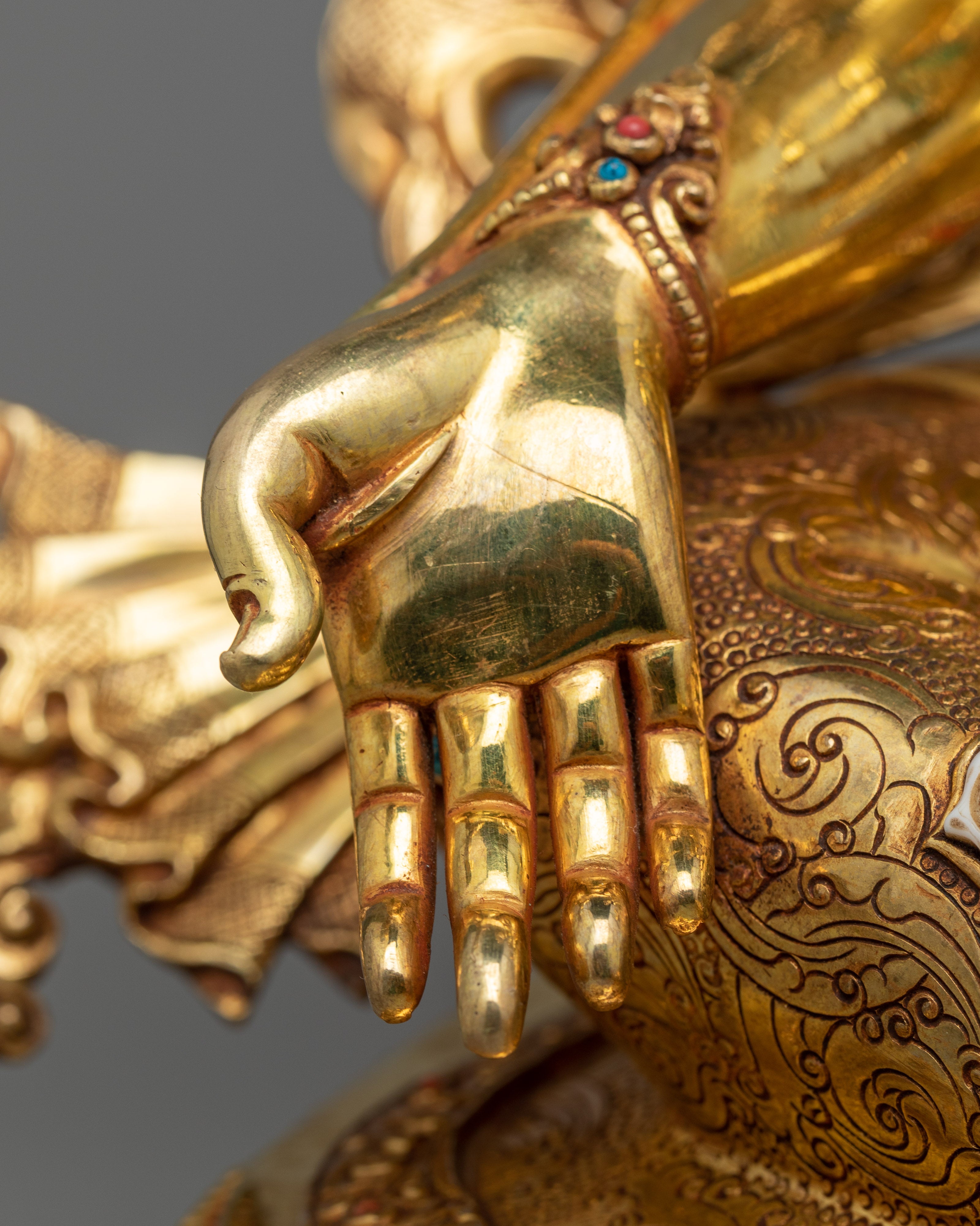 Green Tara Goddess Statue | Himalayan Hand Crafted Sculpture