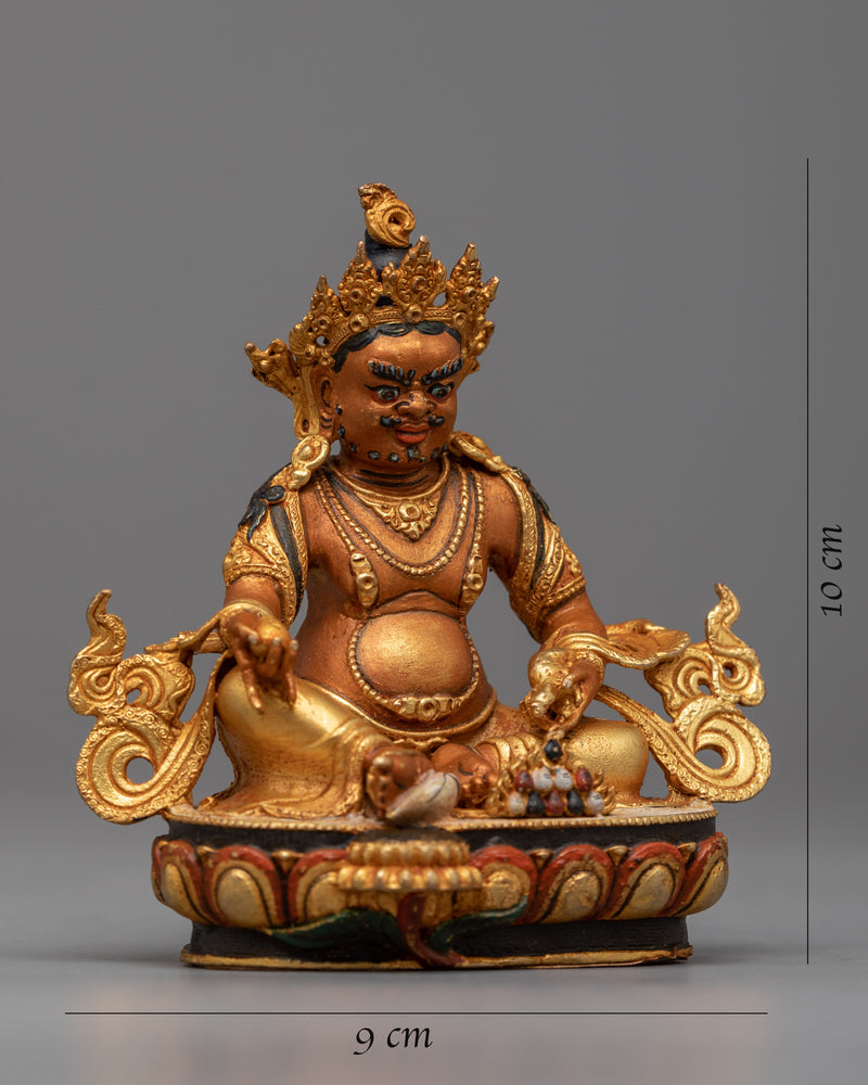 The Mini Dzambhala | A Resplendent Icon of Prosperity and Protection