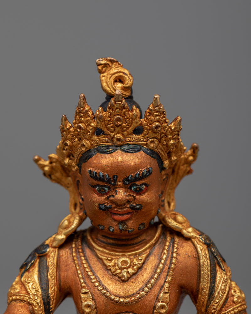 The Mini Dzambhala | A Resplendent Icon of Prosperity and Protection