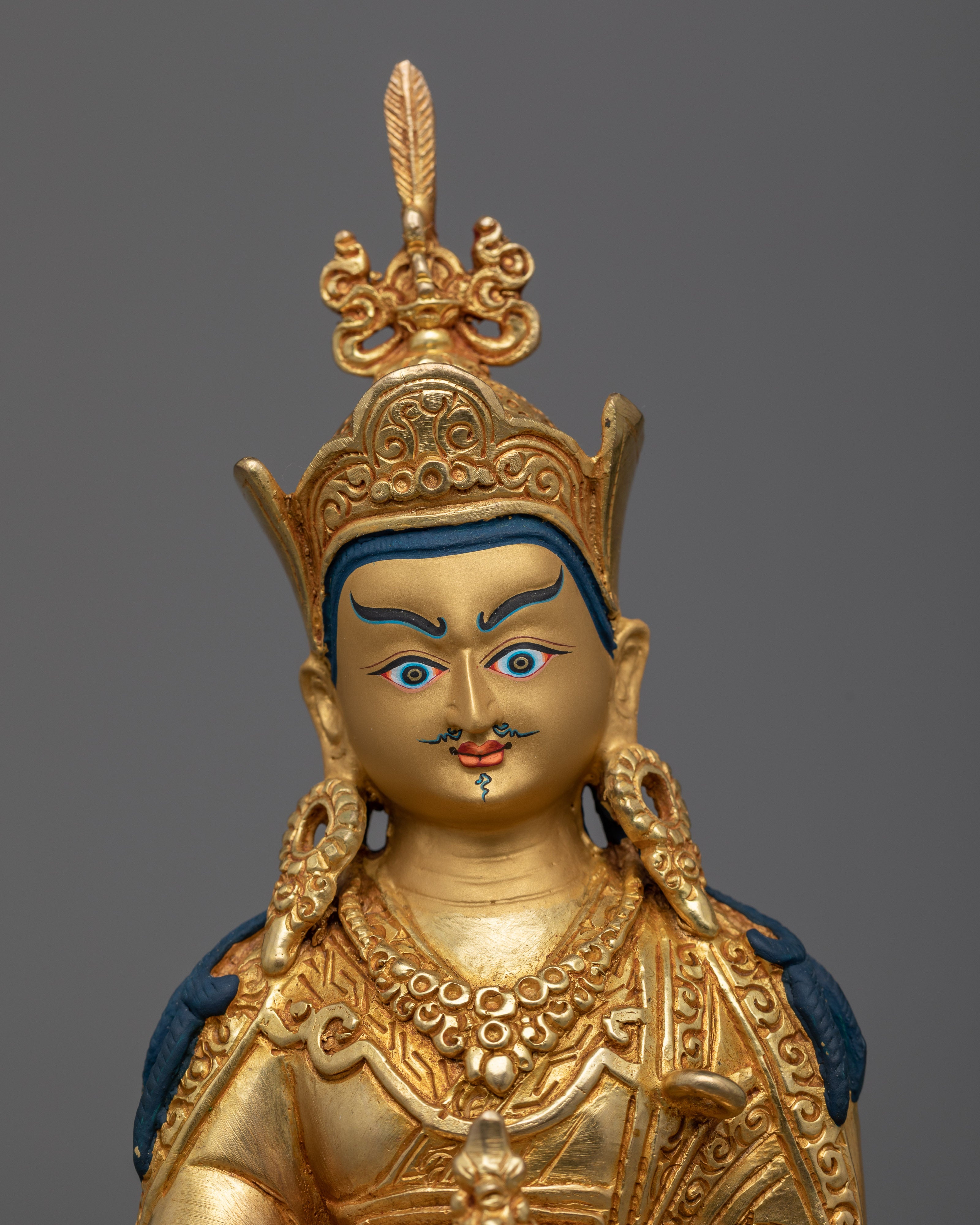 Tibetan Master Guru Rinpoche Statue | Spiritual Inspiration and Blessings