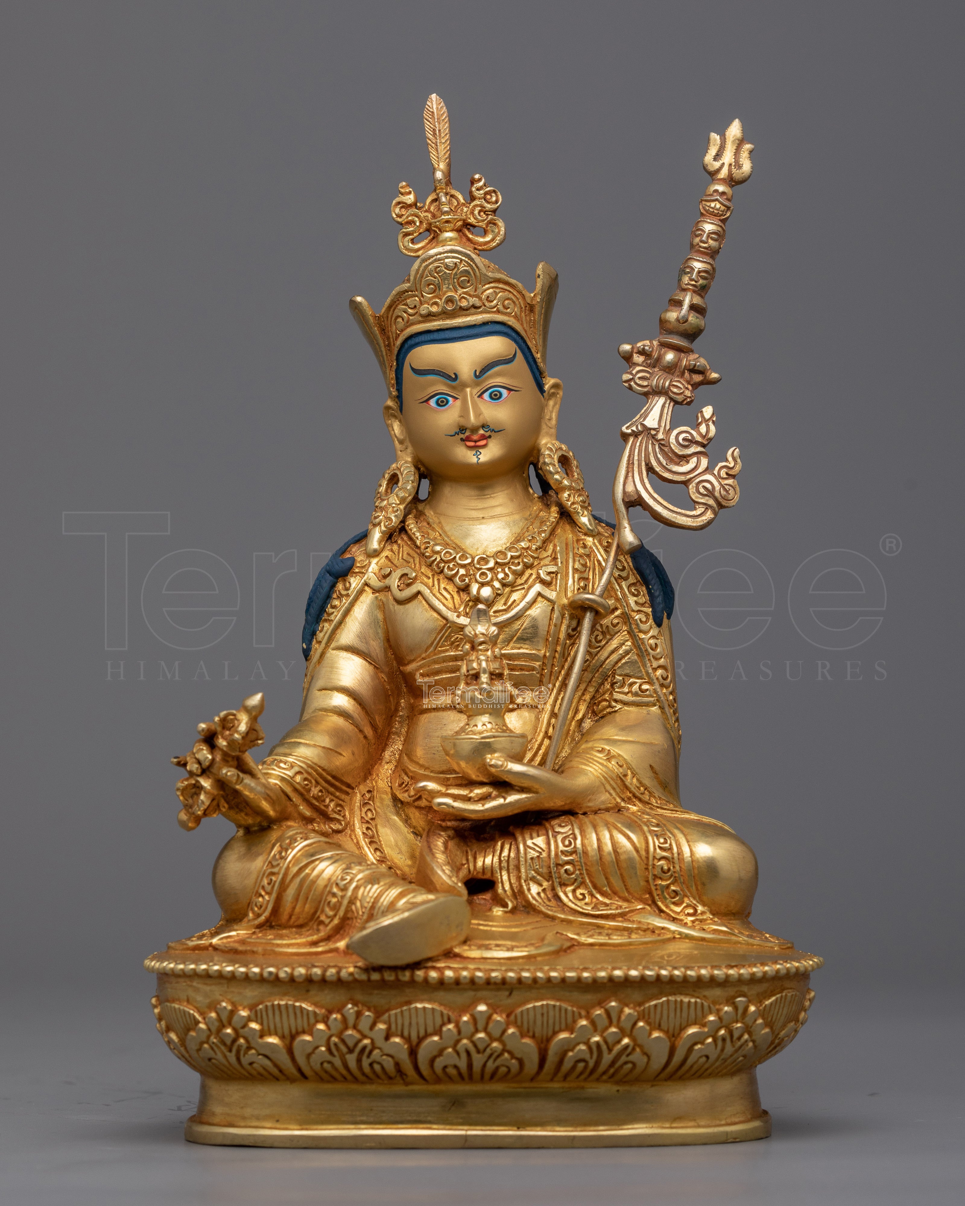 Tibetan Master Guru Rinpoche Statue | Spiritual Inspiration and Blessings