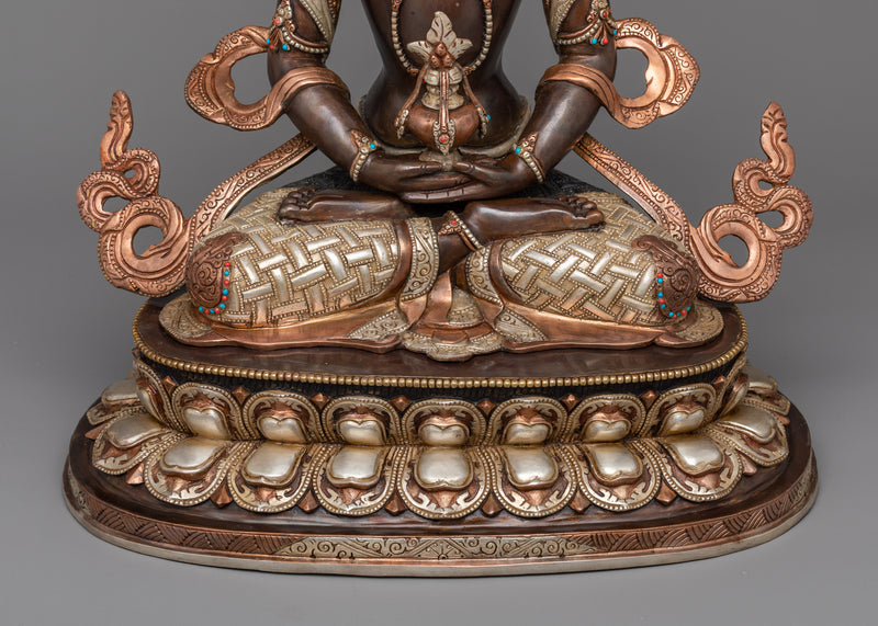 Amitayus Buddhist Meditation Statue | The Buddha of Boundless Life and Infinite Light
