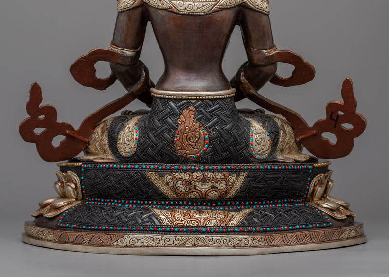 Amitayus Buddhist Meditation Statue | The Buddha of Boundless Life and Infinite Light