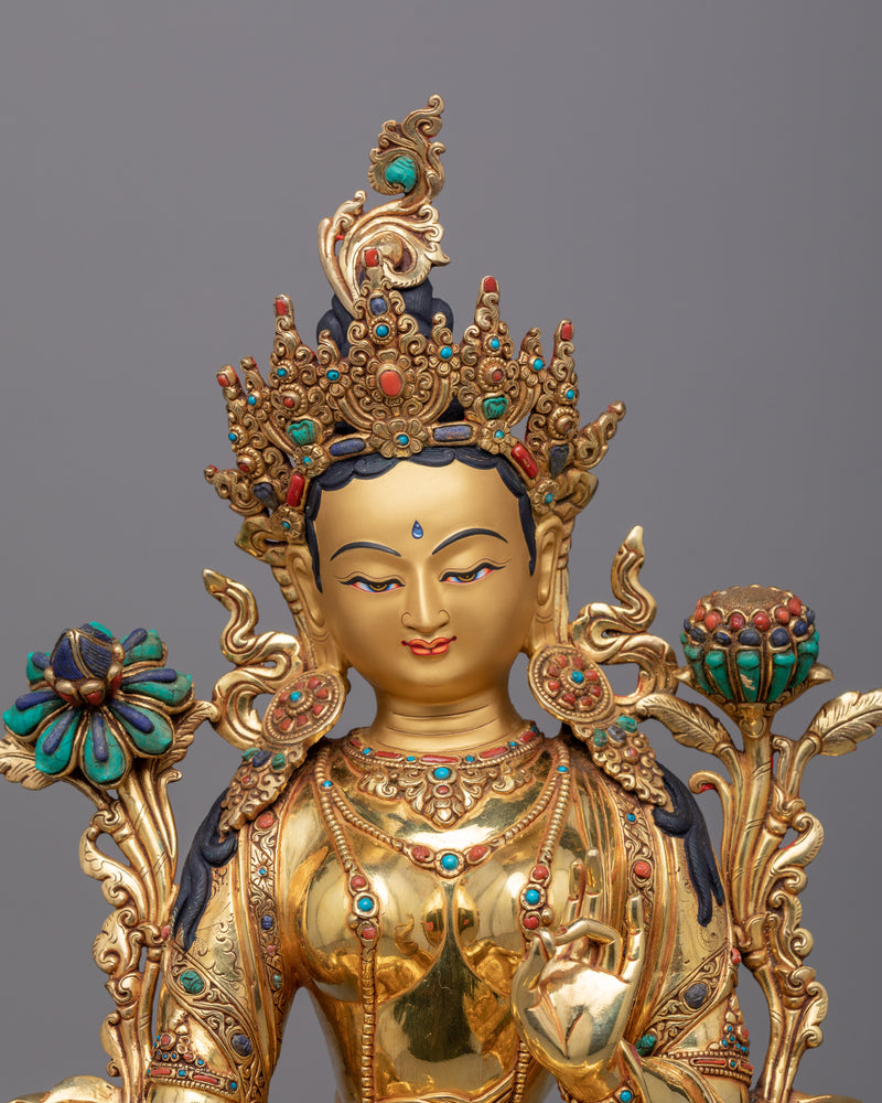 Green Tara Images | The Swift Liberator and Compassionate Protector