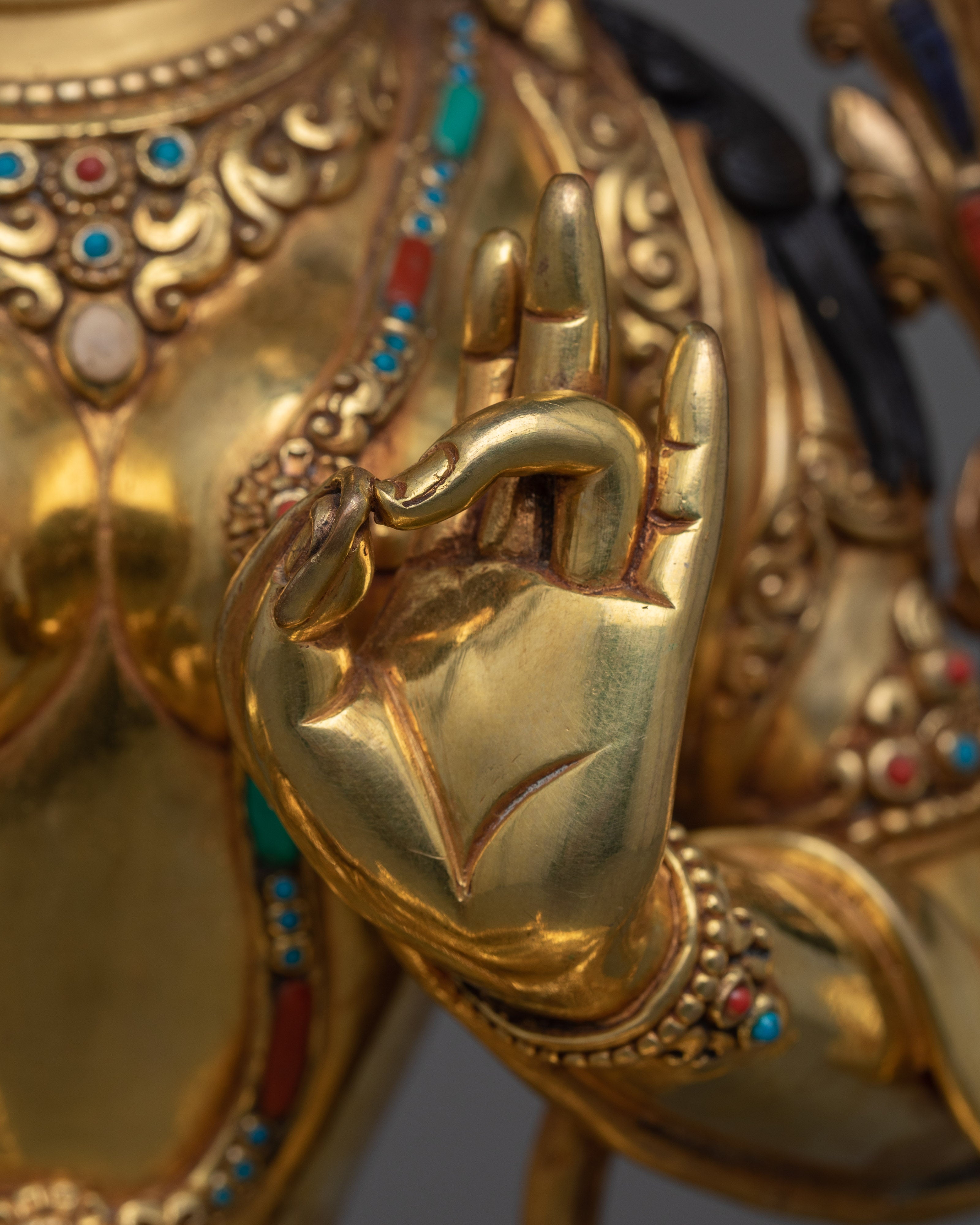 Green Tara Story | The Swift Saviouress in a Beautifully Crafted Gold Gilded Statue