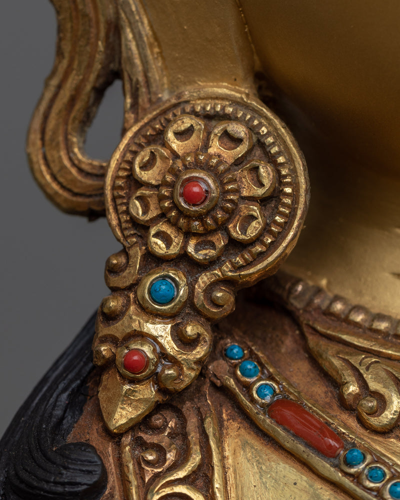 Green Tara Story | The Swift Saviouress in a Beautifully Crafted Gold Gilded Statue
