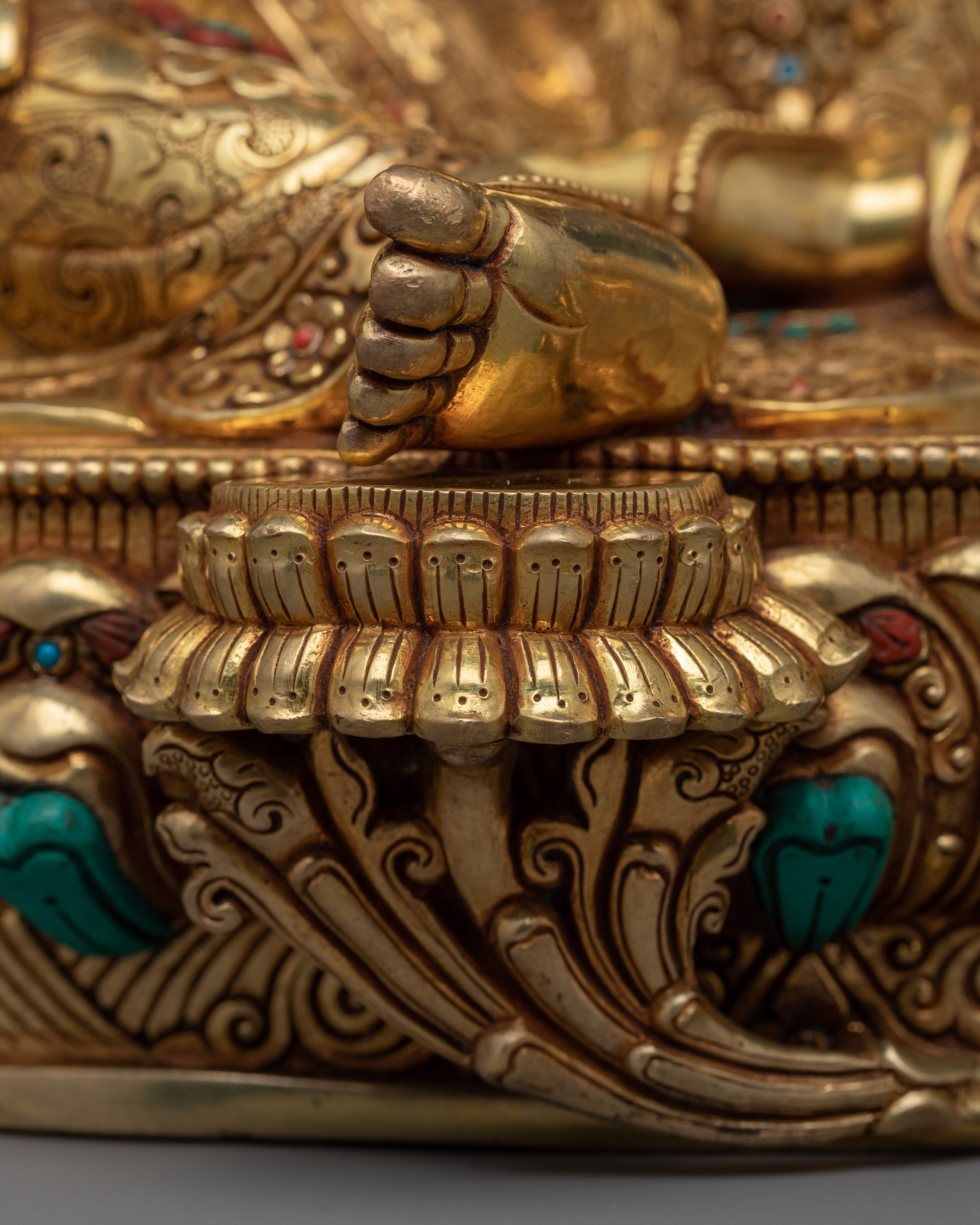 Green Tara Story | The Swift Saviouress in a Beautifully Crafted Gold Gilded Statue