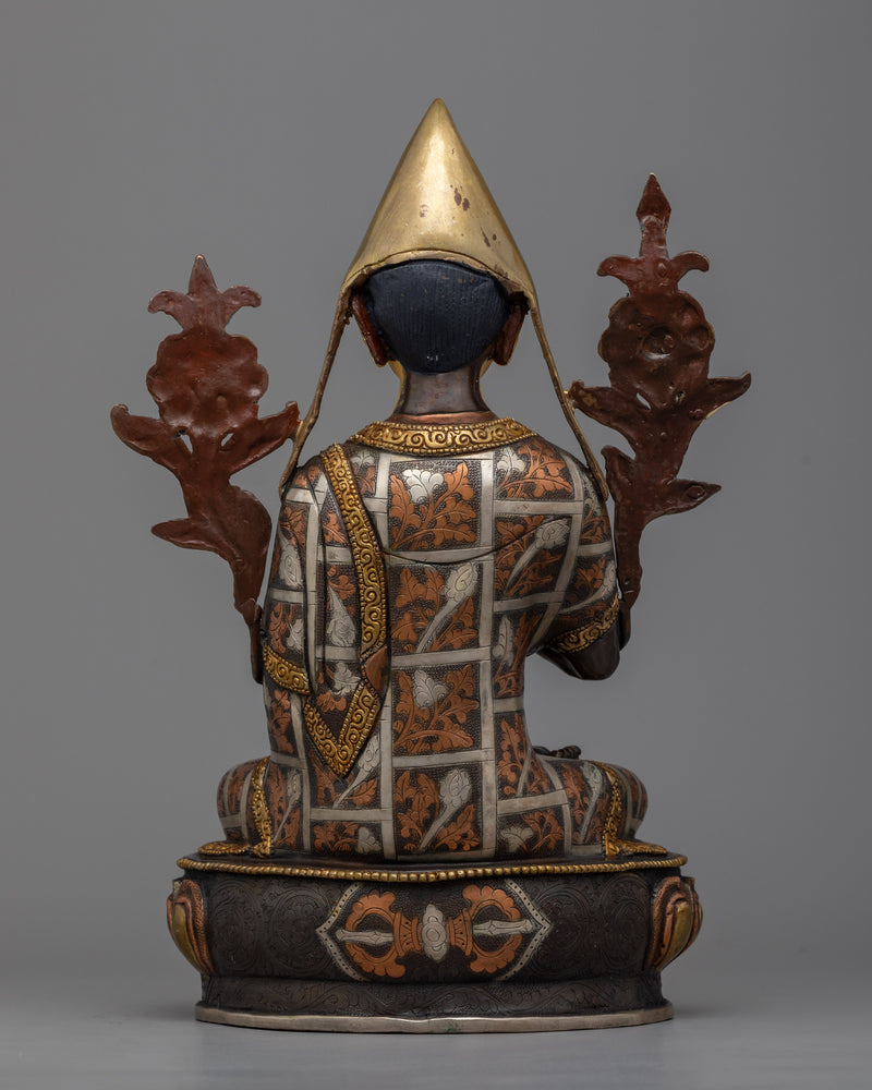 Radiant Je Tsongkhapa Mantra Statue | A Beacon of Wisdom and Spiritual Growth