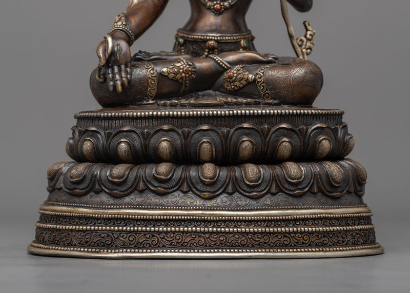 Elegant White Tara Small Statue | A Symbol of Longevity and Healing Energy