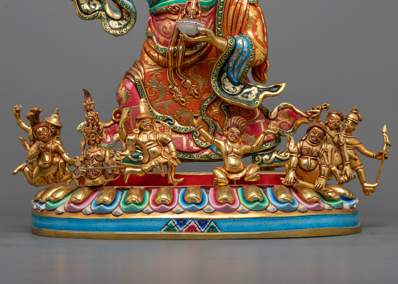 Majestic Guru Rinpoche Om Ah Hum Mantra | A Symbol of Spiritual Awakening and Enlightenment
