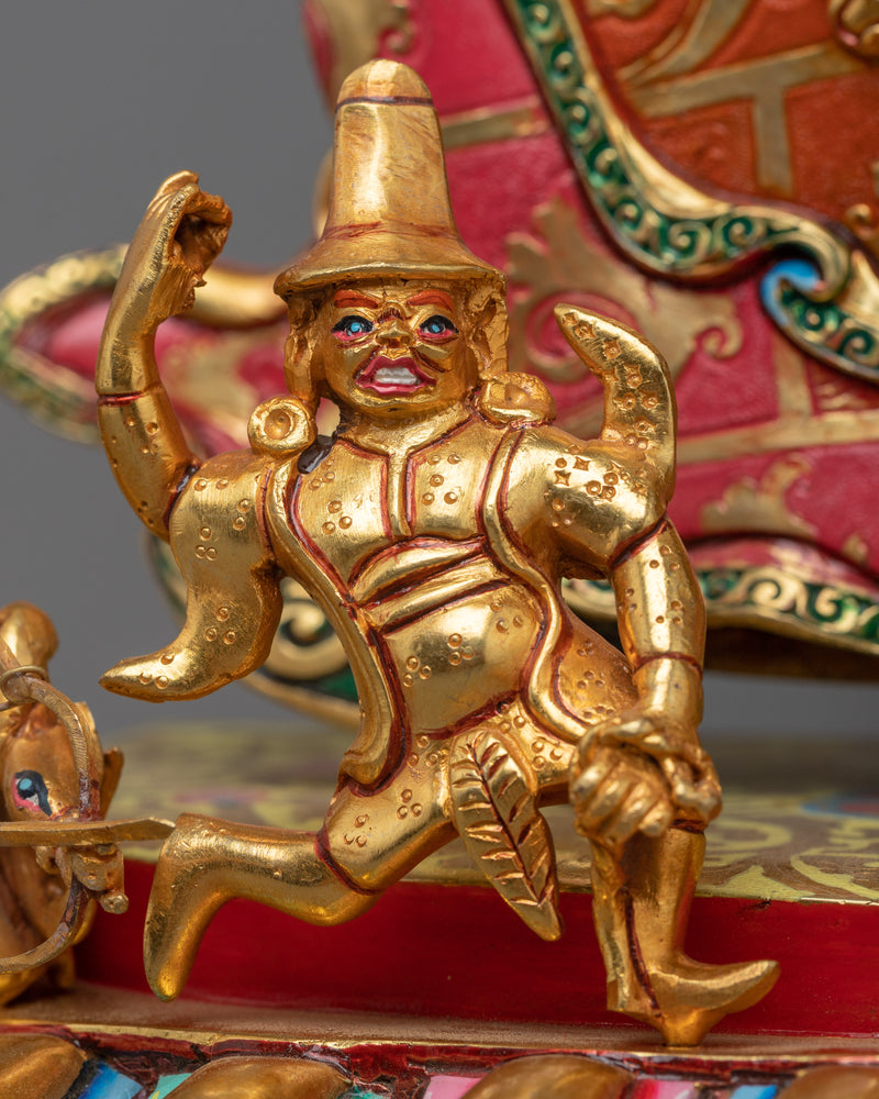 Majestic Guru Rinpoche Om Ah Hum Mantra | A Symbol of Spiritual Awakening and Enlightenment