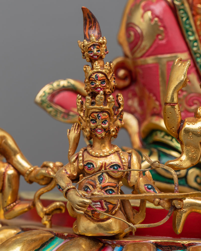 Majestic Guru Rinpoche Om Ah Hum Mantra | A Symbol of Spiritual Awakening and Enlightenment