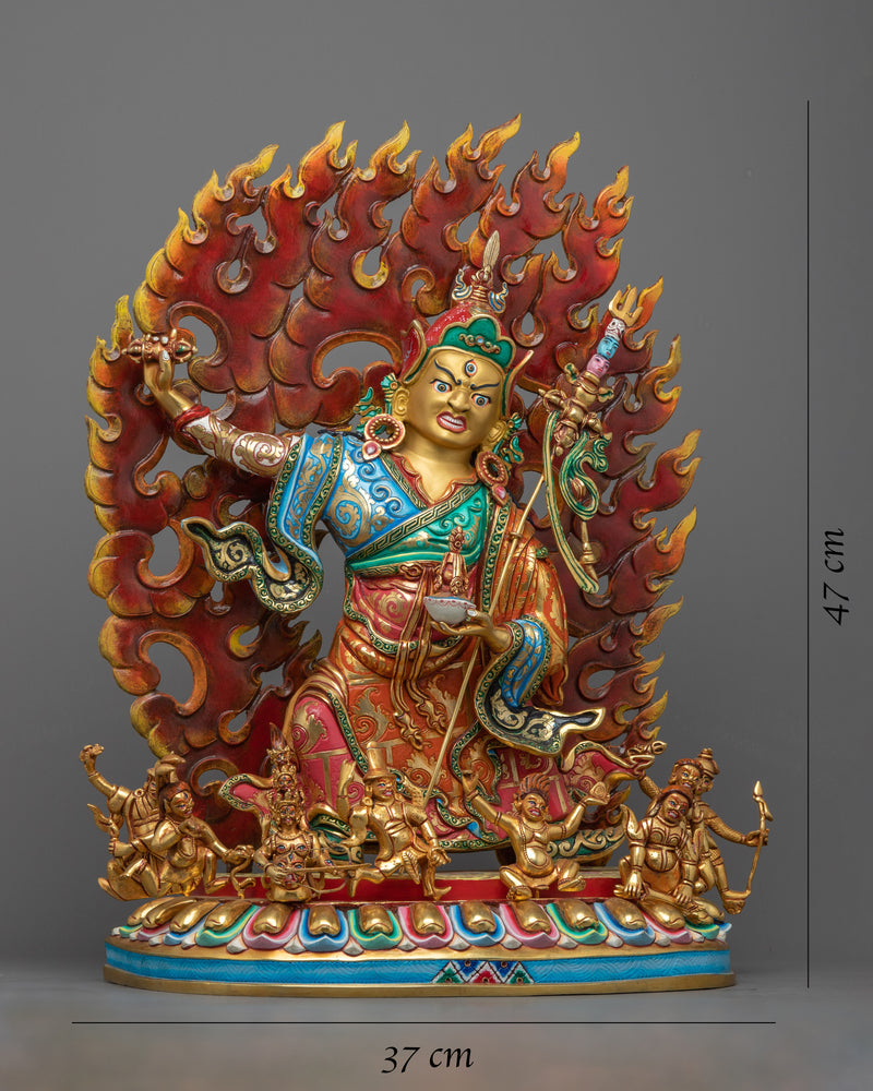 Majestic Guru Rinpoche Om Ah Hum Mantra | A Symbol of Spiritual Awakening and Enlightenment