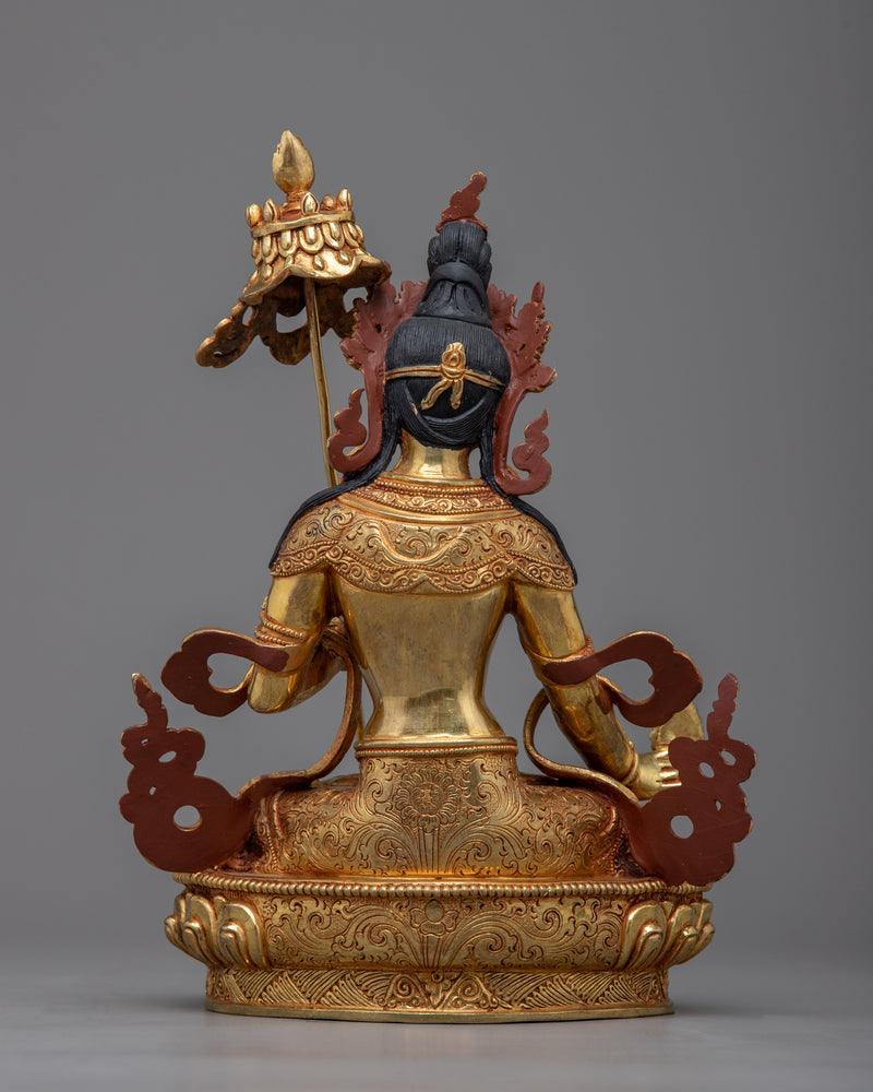 Dukar Prayer Gold Statue | Beautiful Craftmanship of Nepali Artist