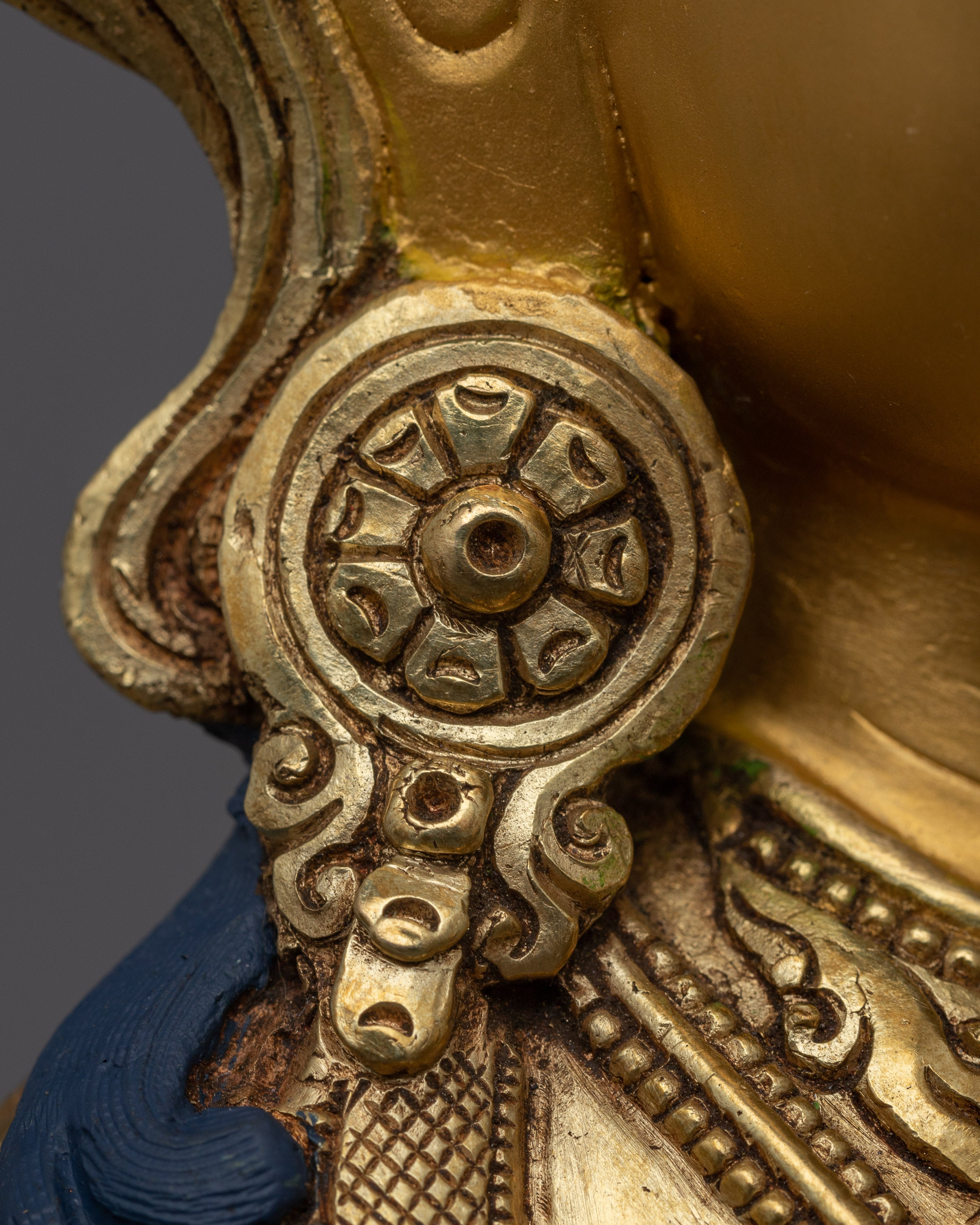 Handcrafted 12.9" Multi Armed Buddha Chenrezig Statue | Spiritual and Aesthetic Enrichment