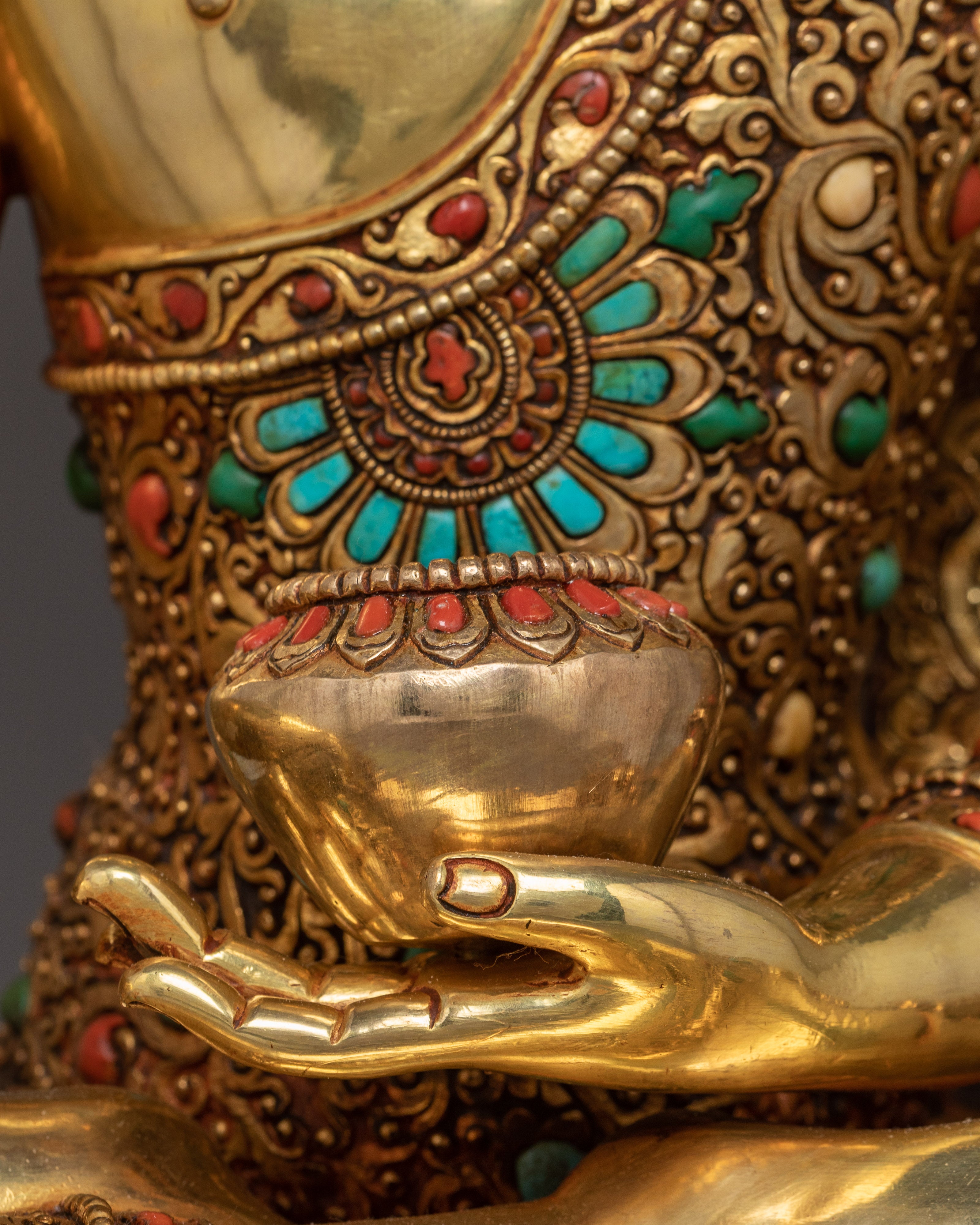 Mindfulness with the Majestic Siddhartha Gautama Buddha Statue | Himalayan Buddhist Treasure