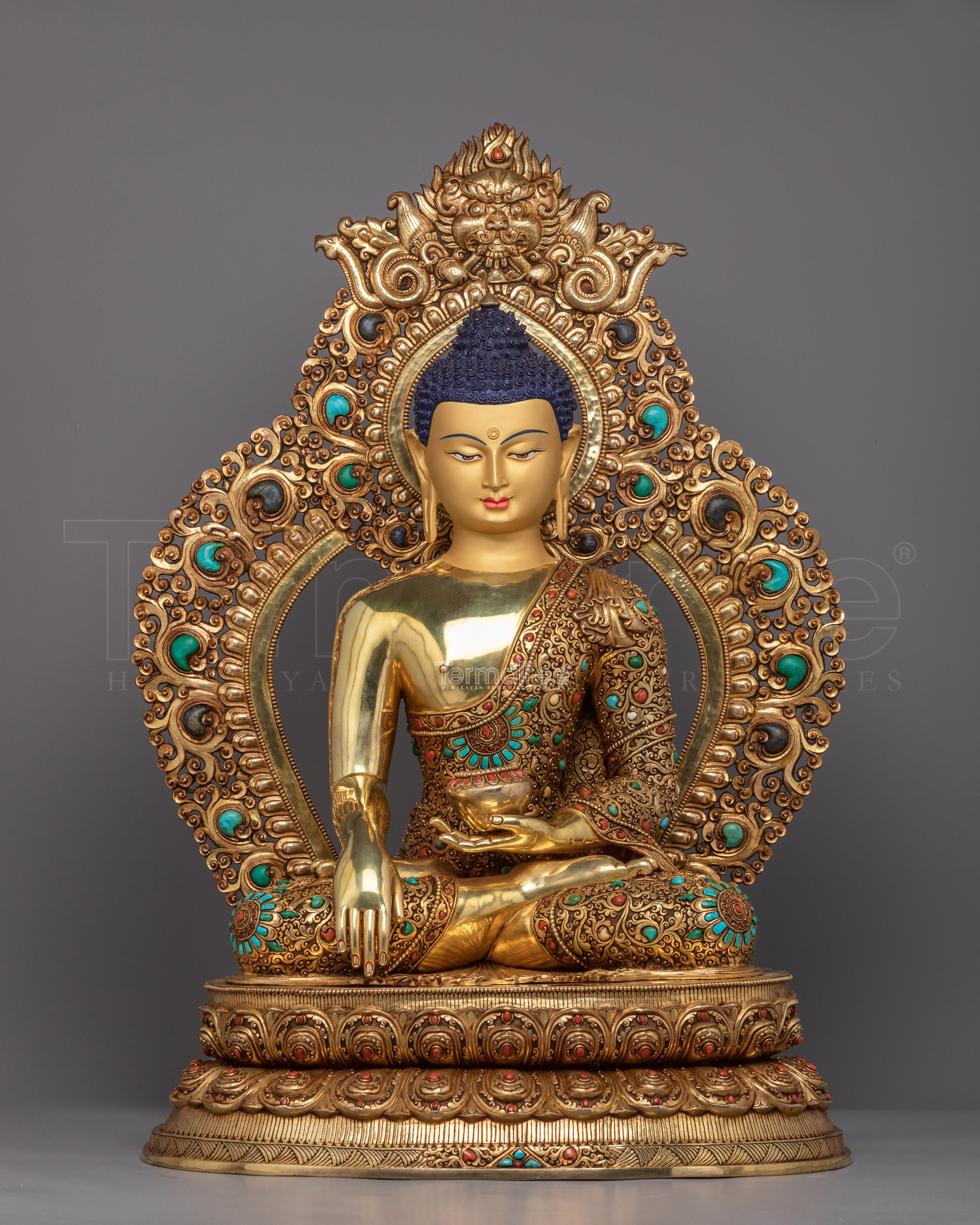 Mindfulness with the Majestic Siddhartha Gautama Buddha Statue | Himalayan Buddhist Treasure