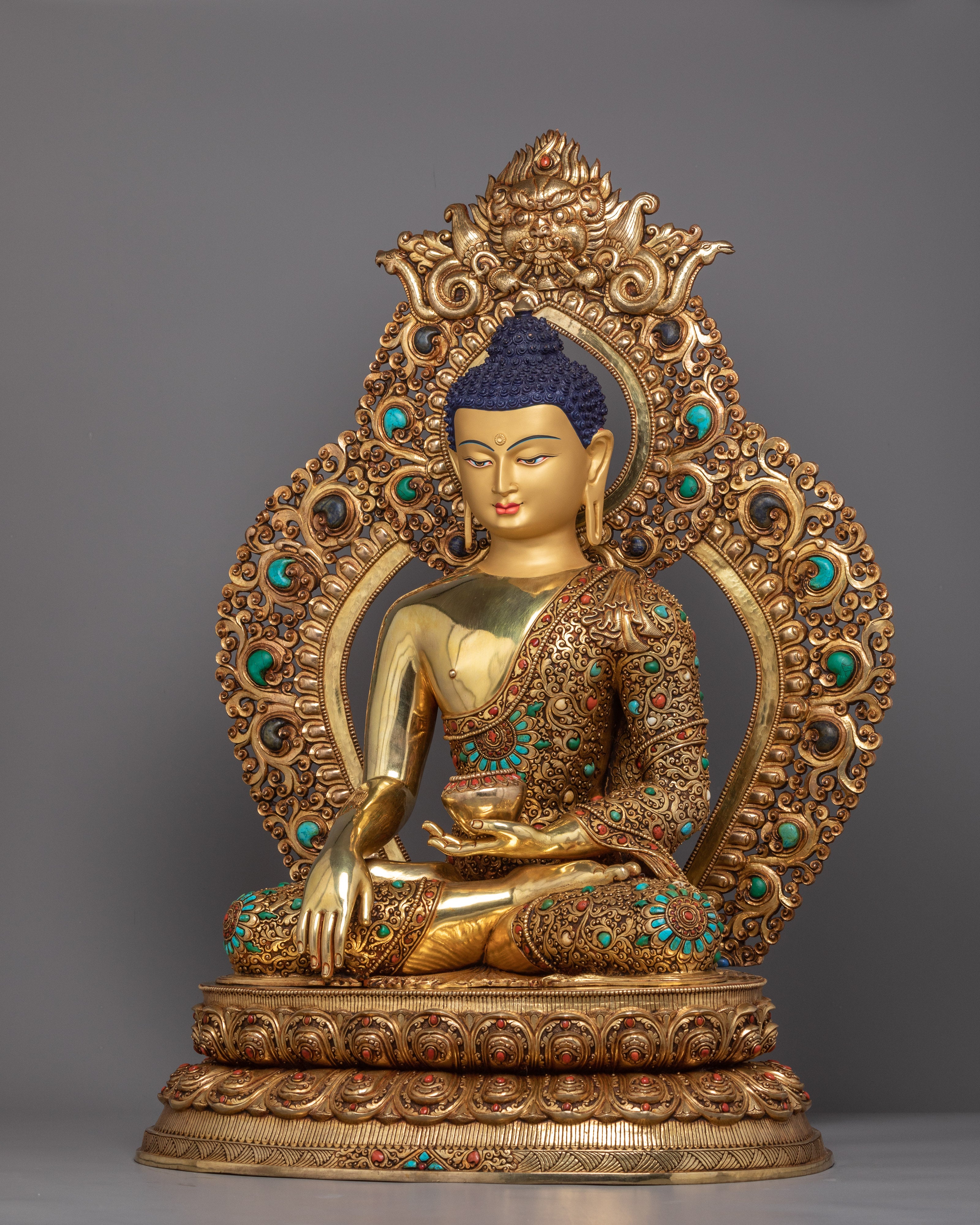 Mindfulness with the Majestic Siddhartha Gautama Buddha Statue | Himalayan Buddhist Treasure