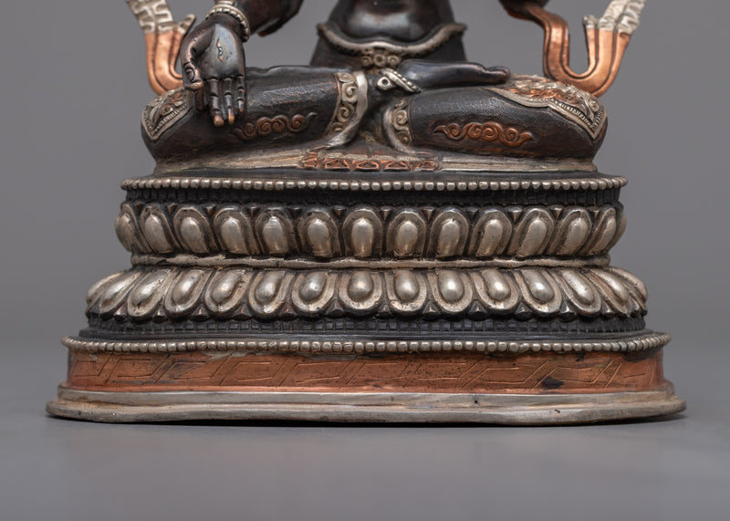 Experience the White Tara benefits | Our Exquisite Gold Gilded Statue