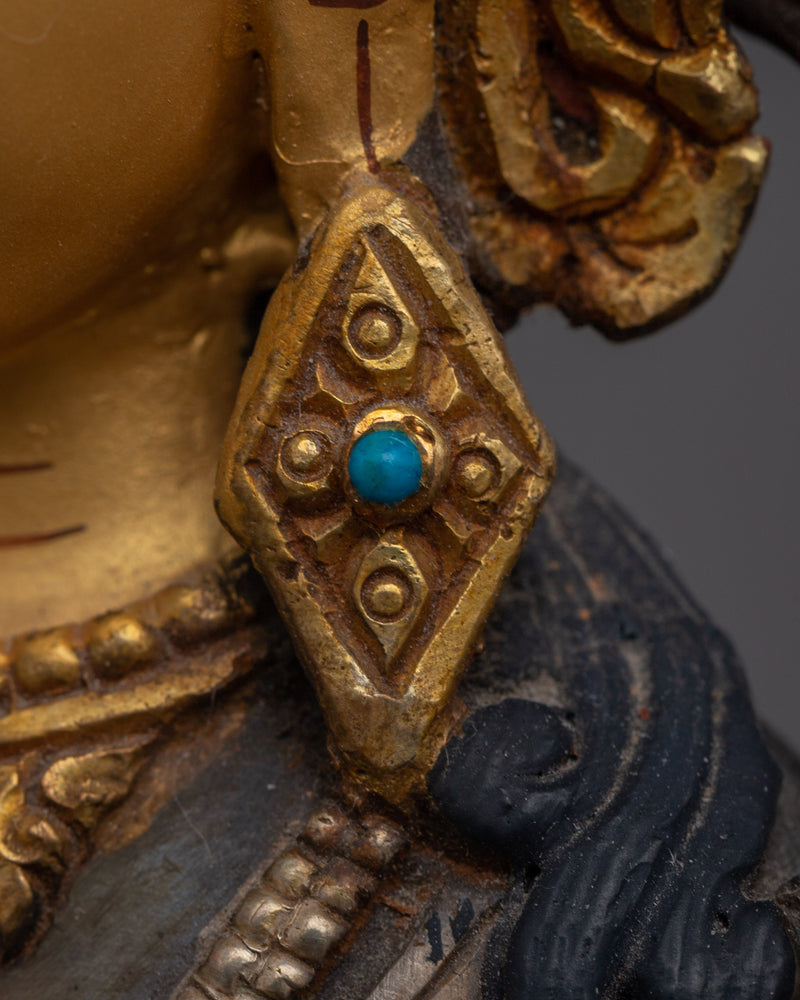 Experience the White Tara benefits | Our Exquisite Gold Gilded Statue