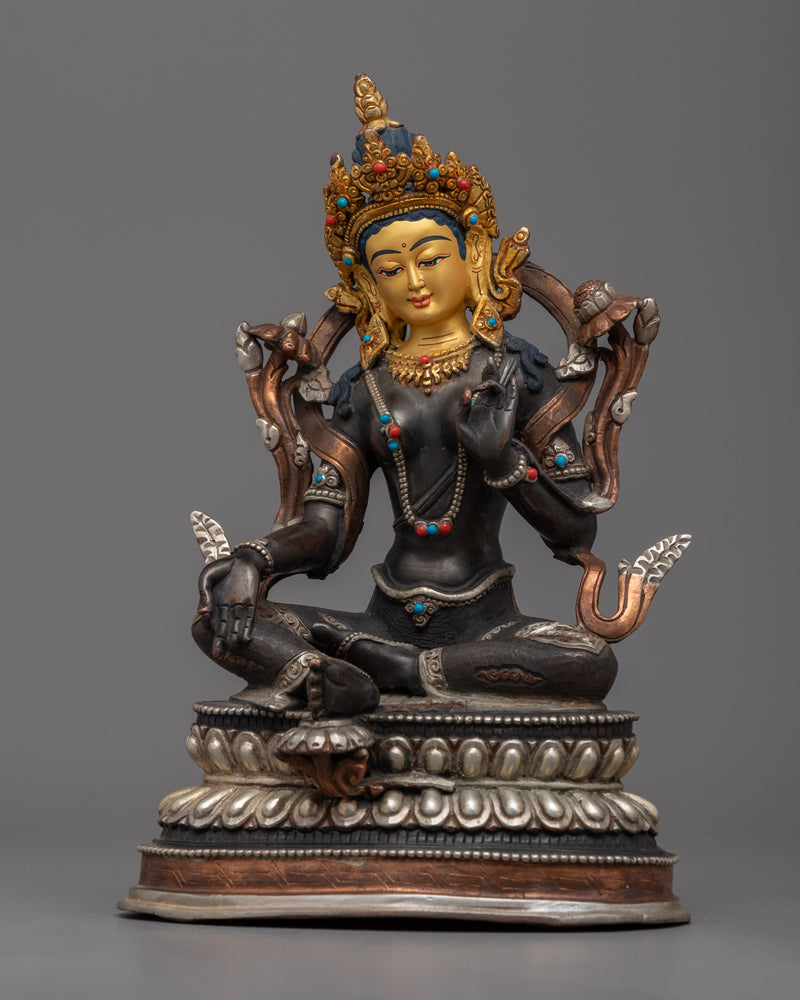 Tara Buddha Goddess | Compassionate Energy of Green Tara with Our Statue