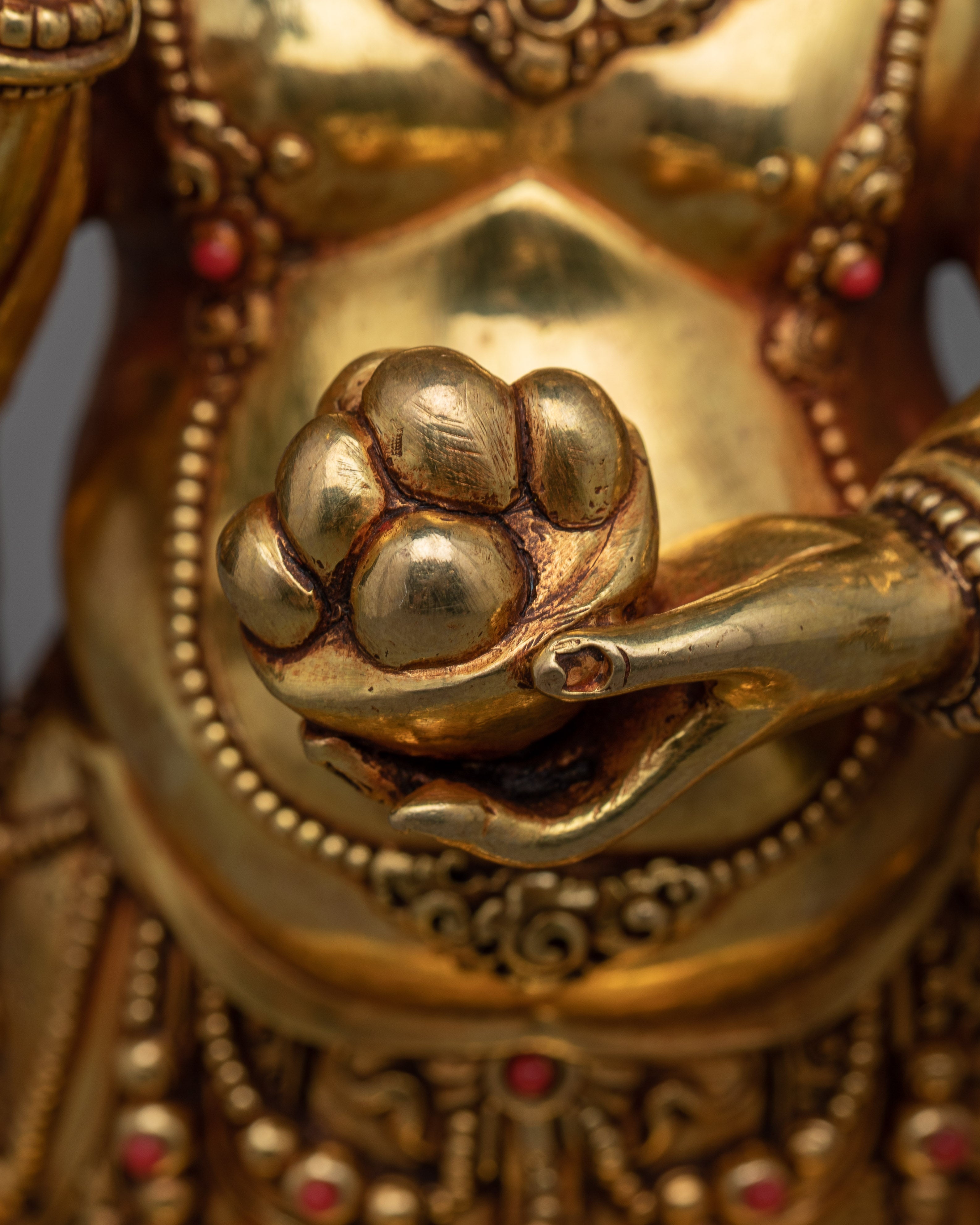 Enrich Your White Mahakala Sadhana | Our Majestic 24k Gold Gilded Statue