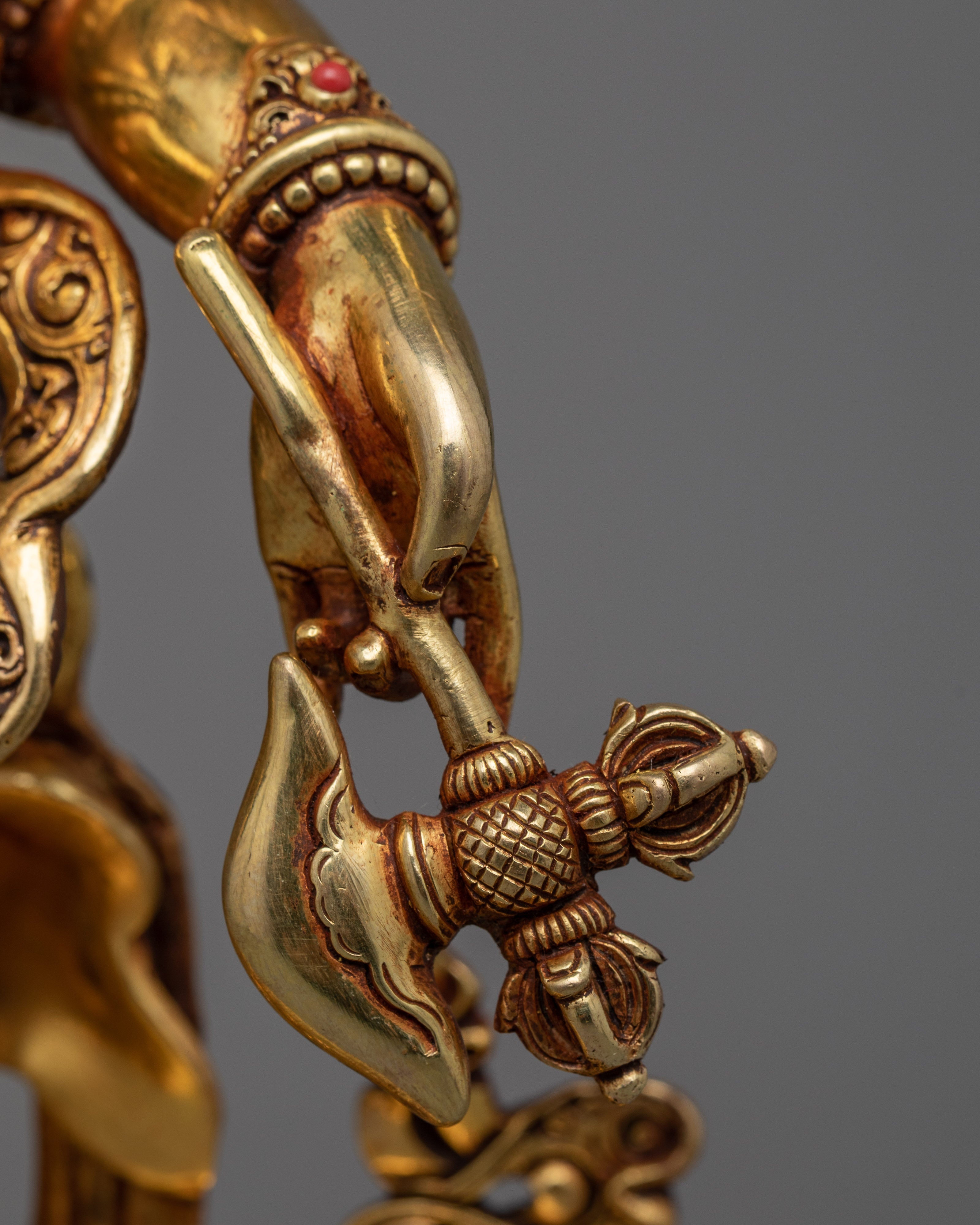 Enrich Your White Mahakala Sadhana | Our Majestic 24k Gold Gilded Statue