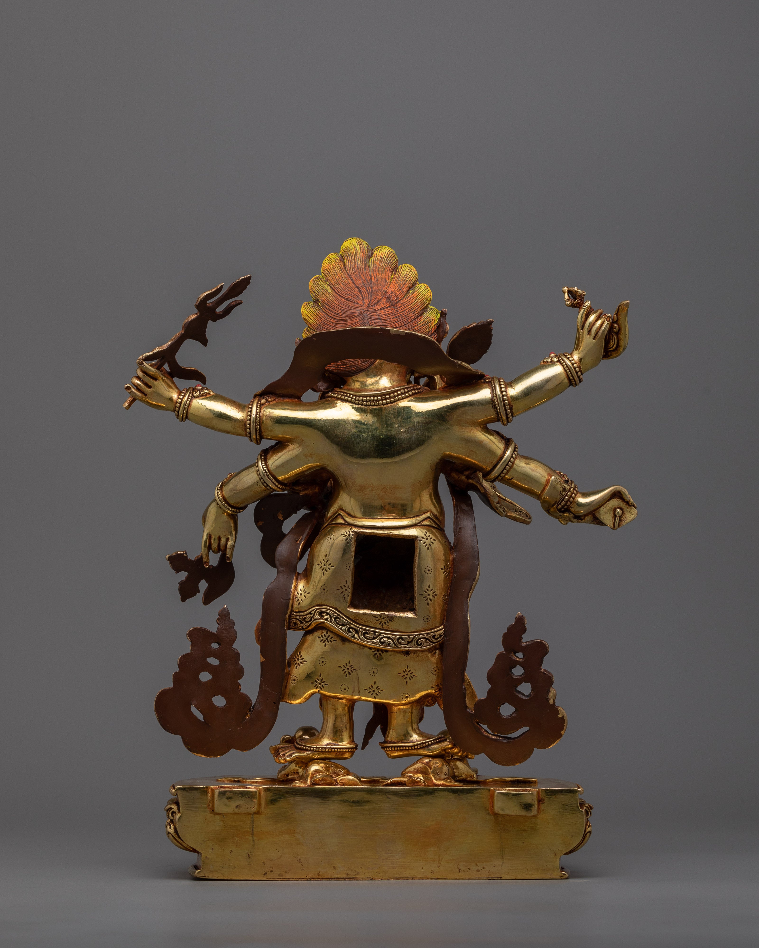 Enrich Your White Mahakala Sadhana | Our Majestic 24k Gold Gilded Statue