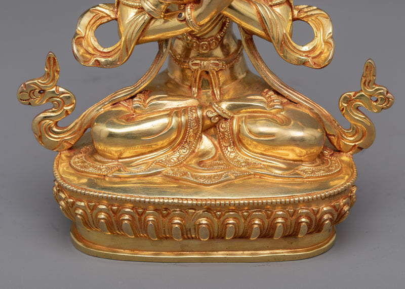Spiritual Essence with Our Adi Buddha Vajradhara Statue | Himalayan Gold Gilded Treasure