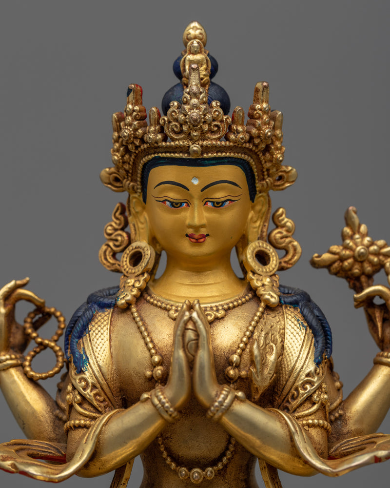 Our Exquisite "Buda Chenrezig" Machine Molded Statue | Experience Serenity and Spirituality