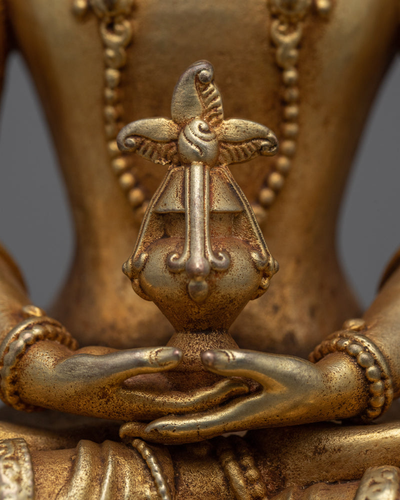Our "Vajrayana Buddha" Amitayus Machine Made Statue | Elevate Your Spiritual Space