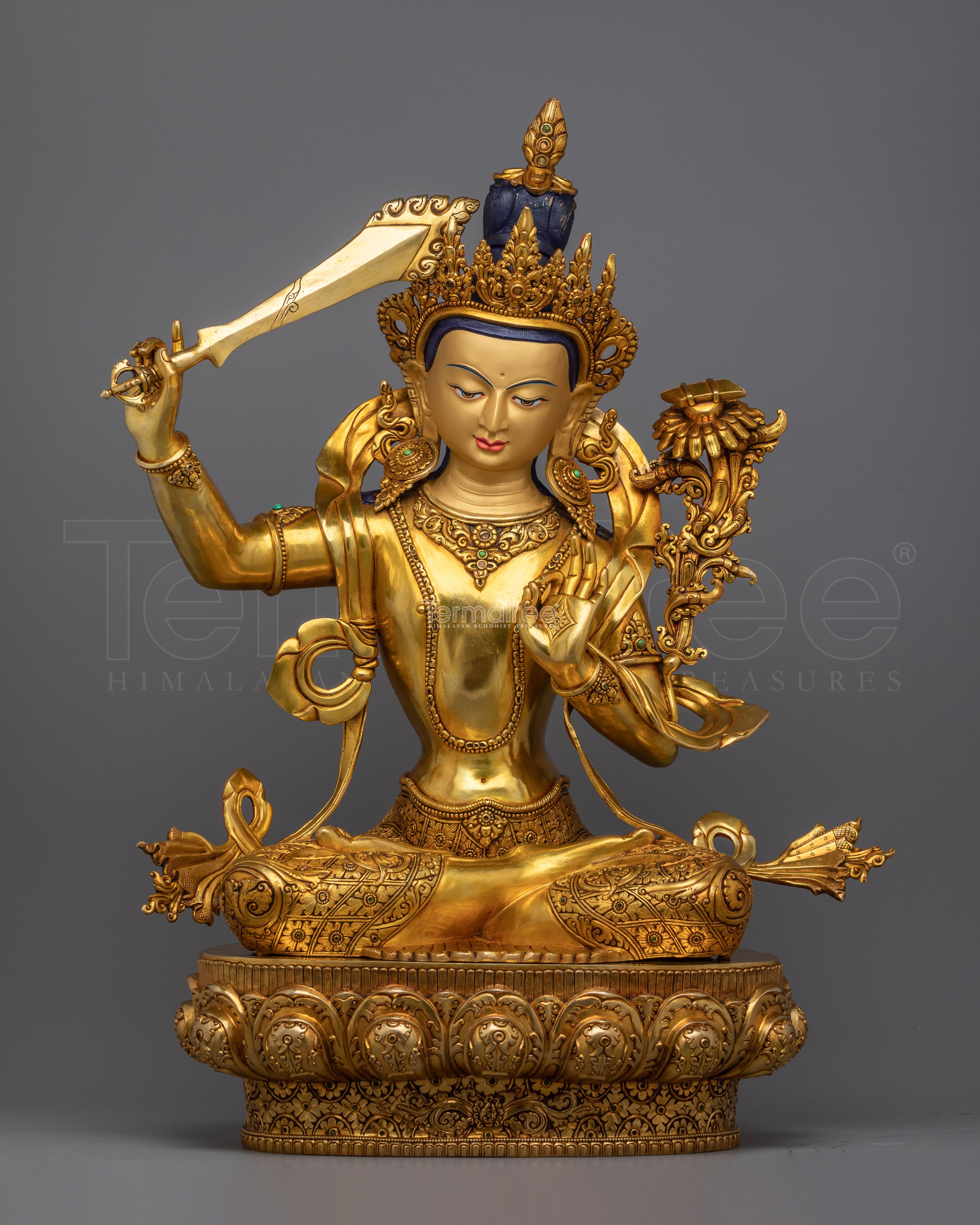 Vajrayana Buddhism Wisdom Deity "Manjushri" | The Beacon of Wisdom