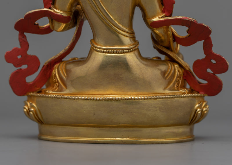 Immerse in Divine Compassion with Our White Tara Statue | A Beacon of Healing and Longevity