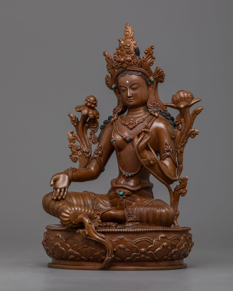 Our Mother Green Tara Statue | A Symbol of Swift Protection