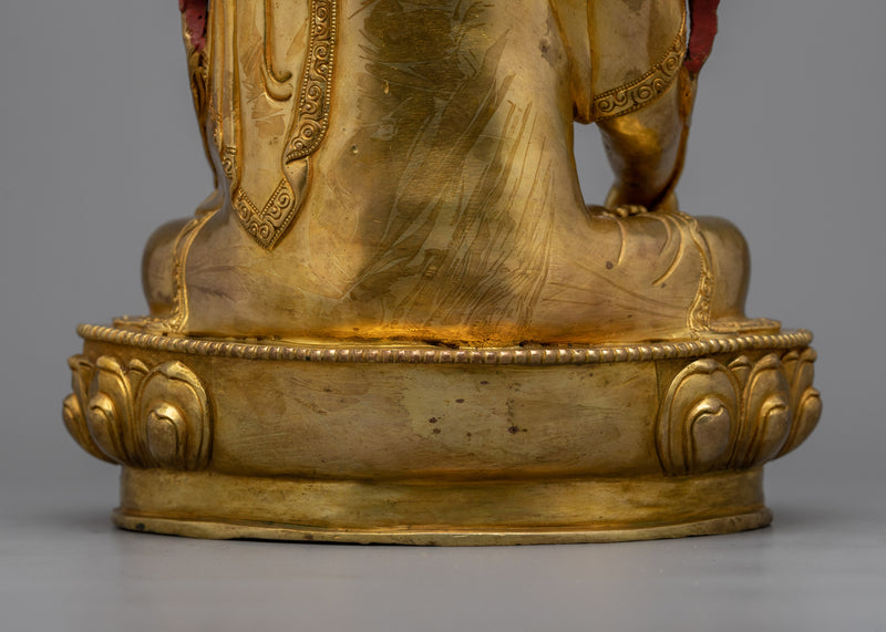 Exquisite Longchenpa Statue | Nepal's Craftsmanship and Buddhist Spirituality