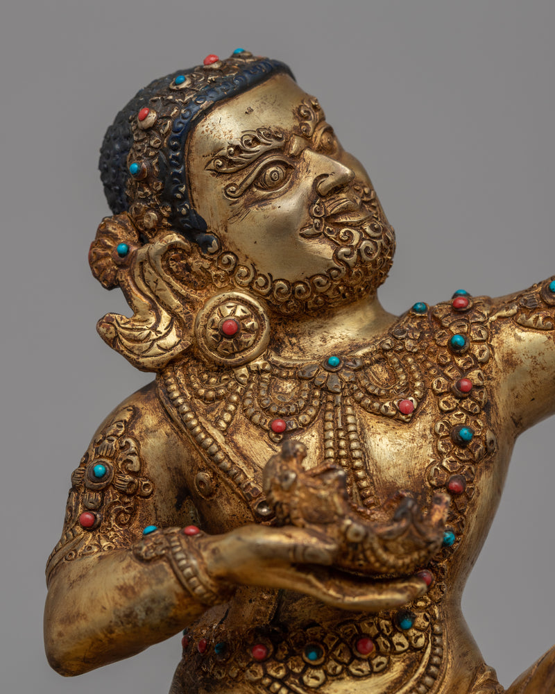 Artistic Virupa Buddhism Statue | Spiritual Wisdom and Nepalese Craftsmanship