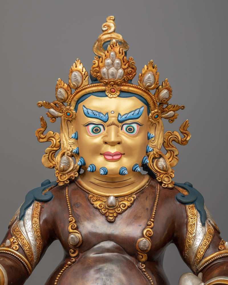 Dzambhala Statue Consecrated | The Auspicious Symbol of Wealth