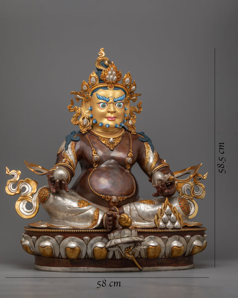 Dzambhala Statue Consecrated | The Auspicious Symbol of Wealth