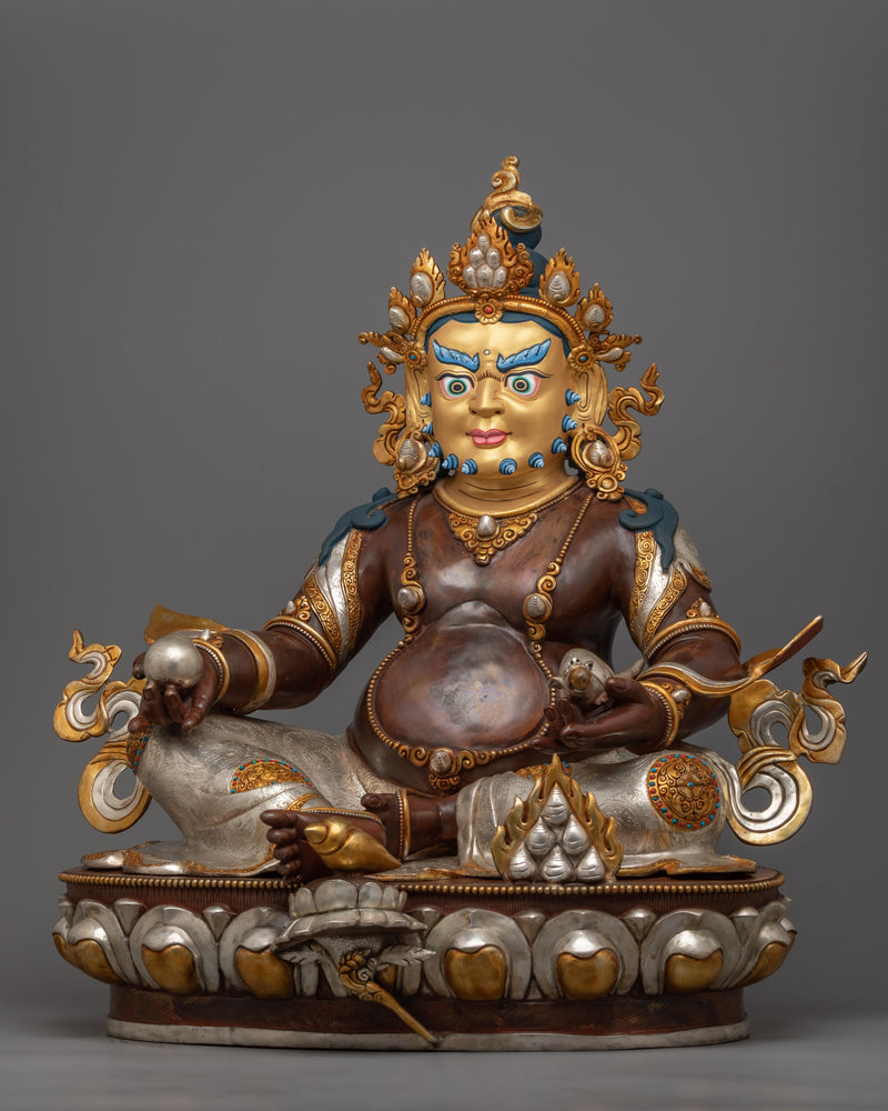 Dzambhala Statue Consecrated | The Auspicious Symbol of Wealth