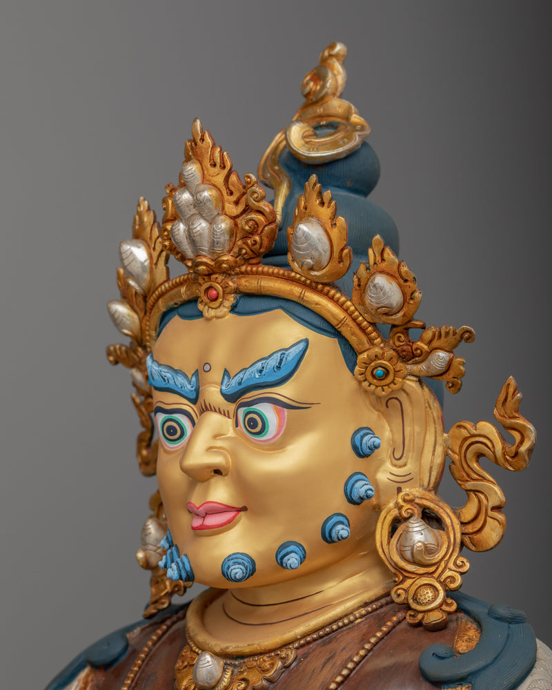 Dzambhala Statue Consecrated | The Auspicious Symbol of Wealth