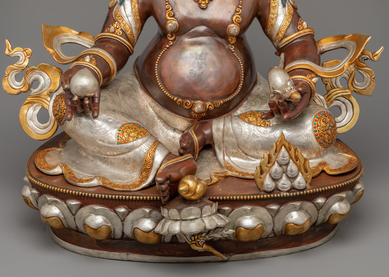 Dzambhala Statue Consecrated | The Auspicious Symbol of Wealth